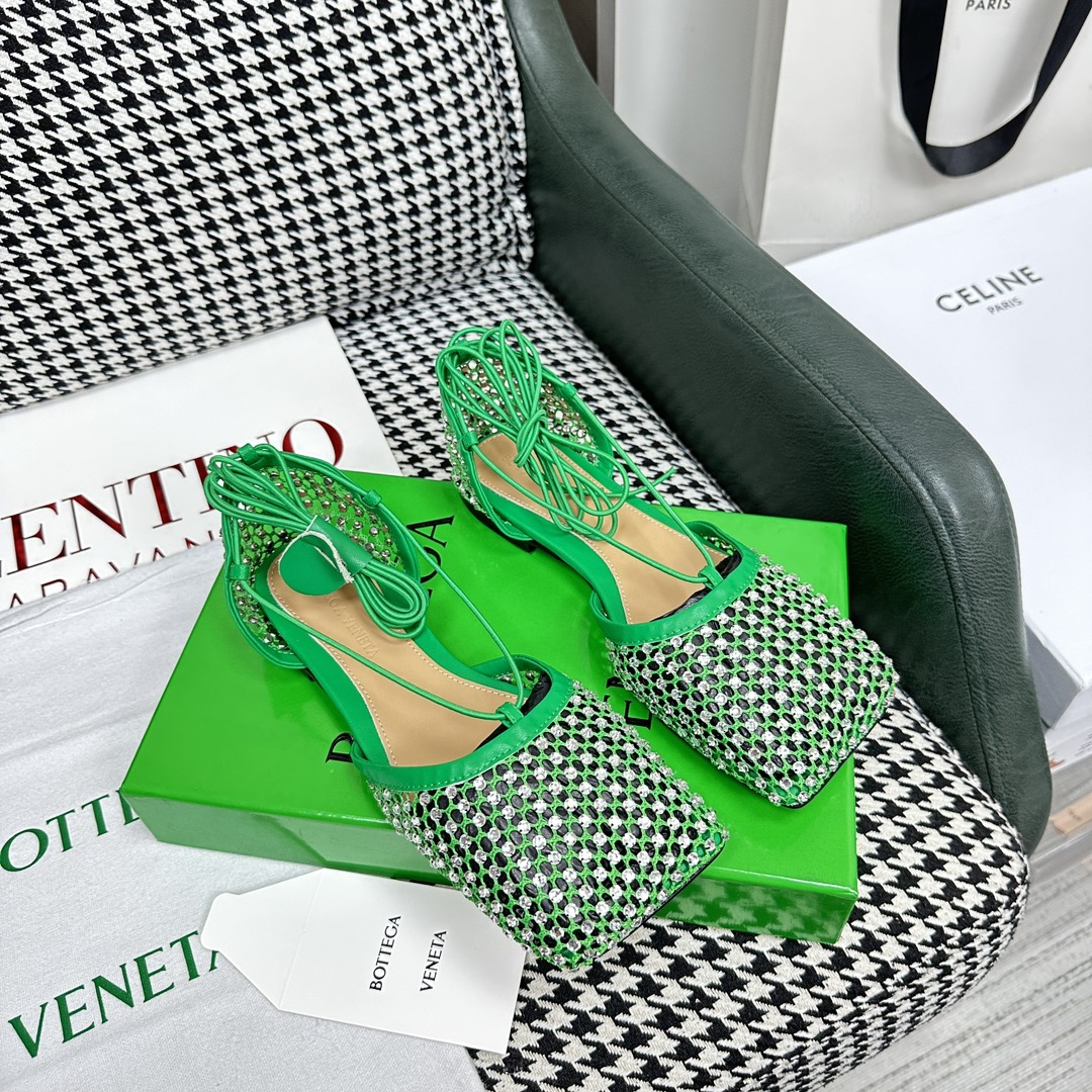 Bottega Veneta BV diamond sandals