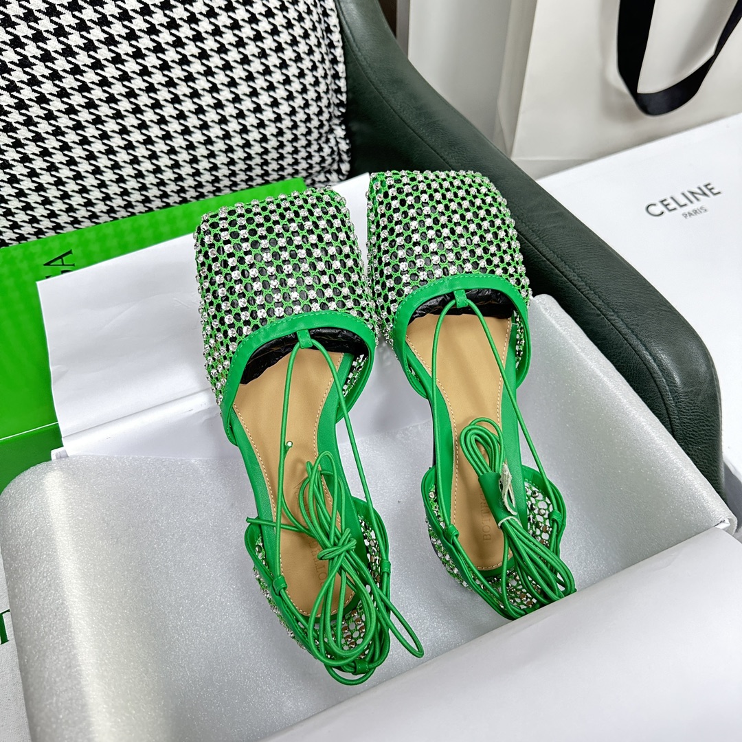 Bottega Veneta BV diamond sandals