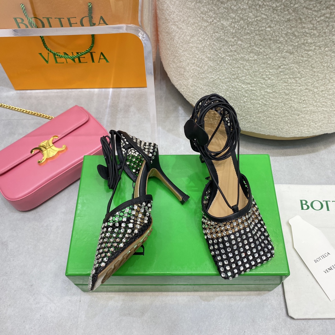 Bottega Veneta BV diamond sandals