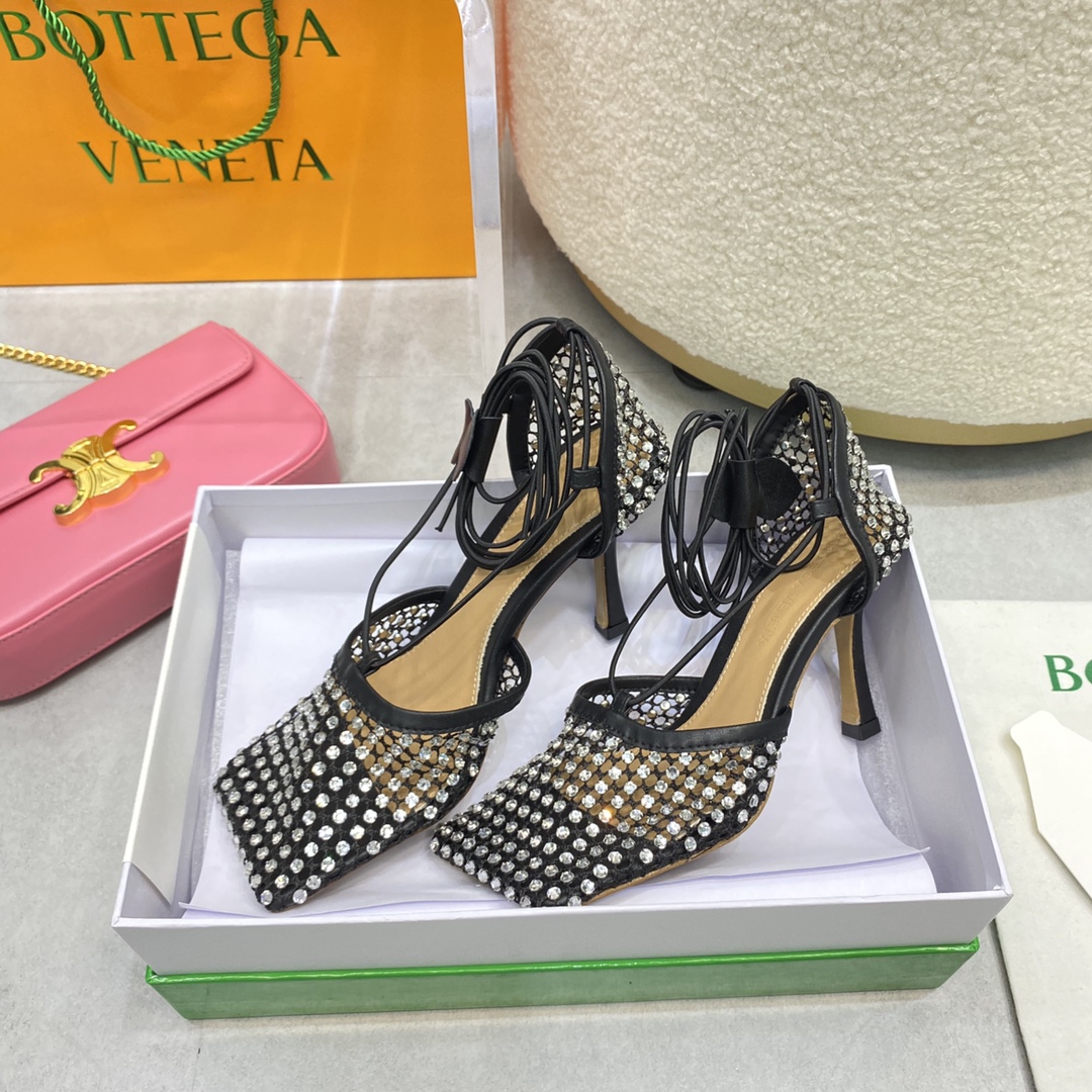 Bottega Veneta BV diamond sandals