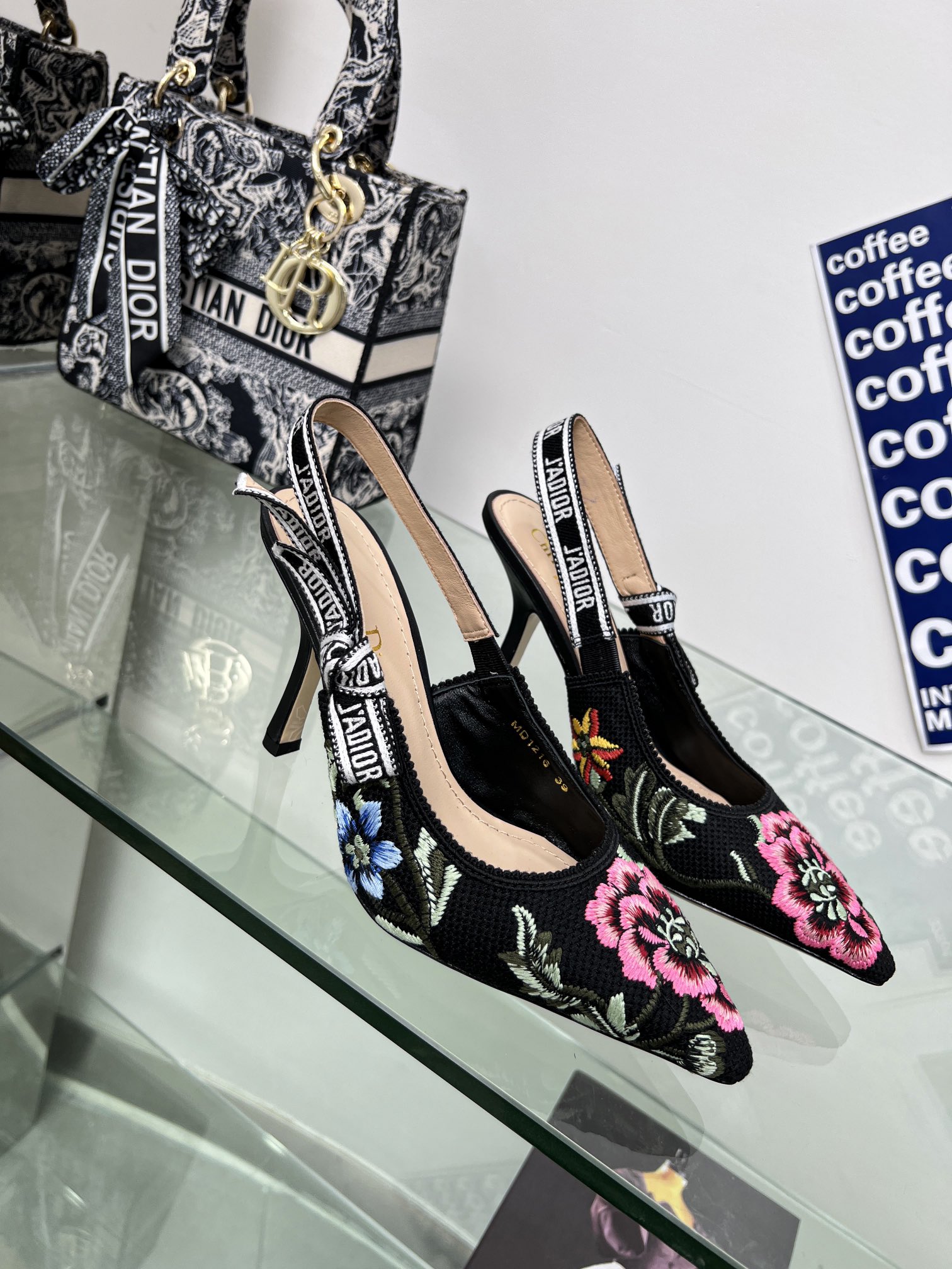 J'ADIOR webbing backspace sandals