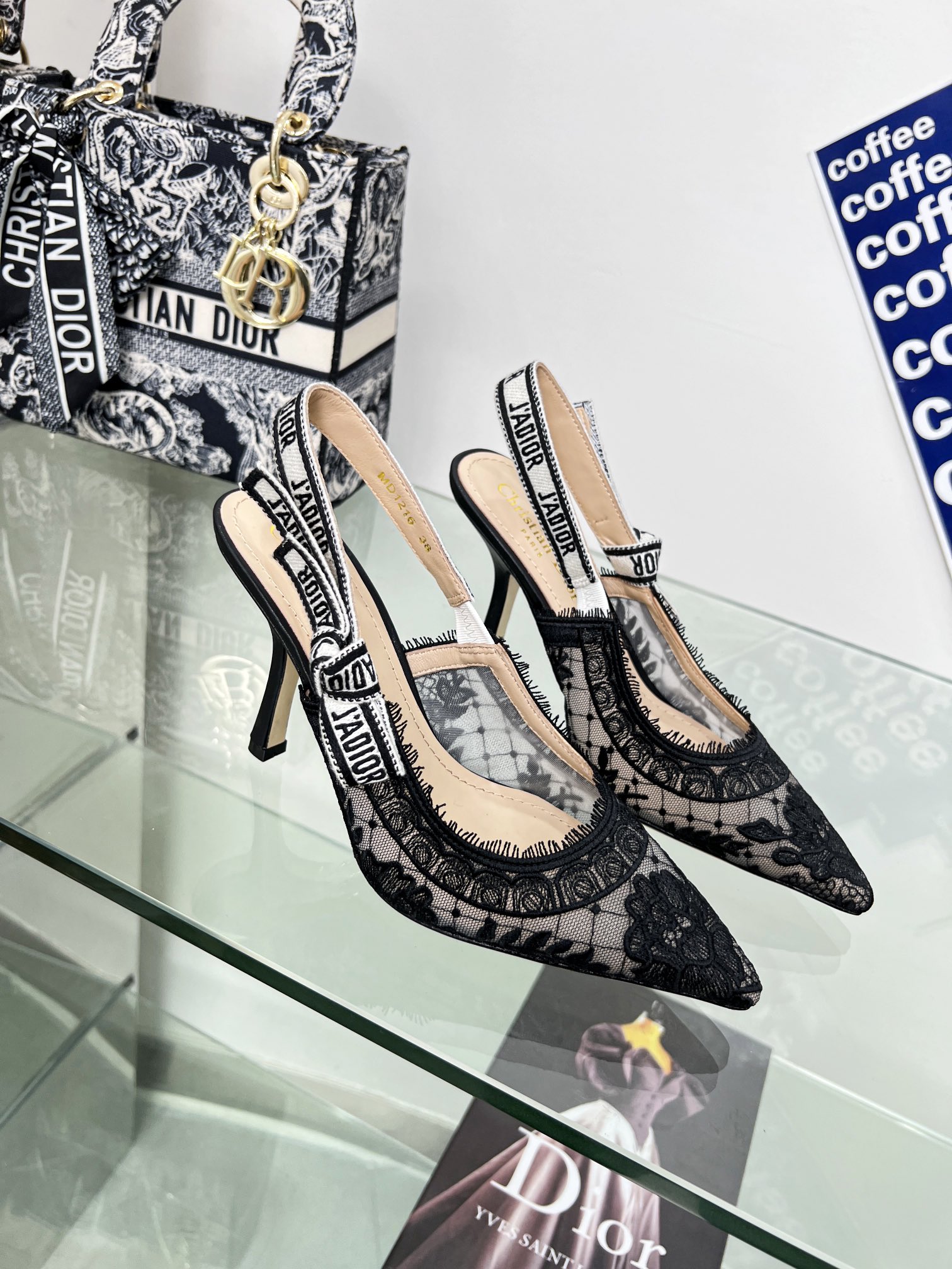 J'ADIOR webbing backspace sandals