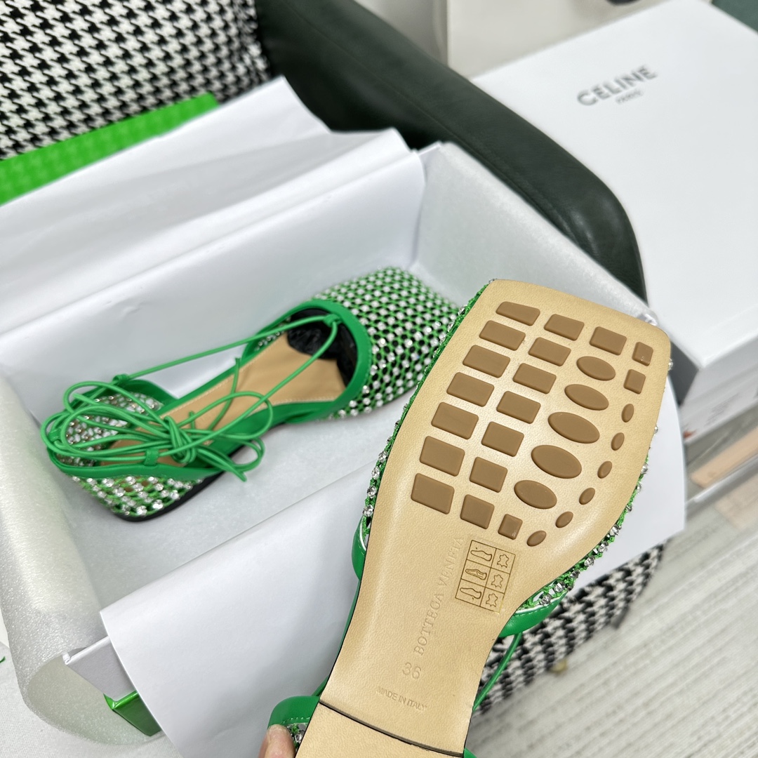 Bottega Veneta BV diamond sandals