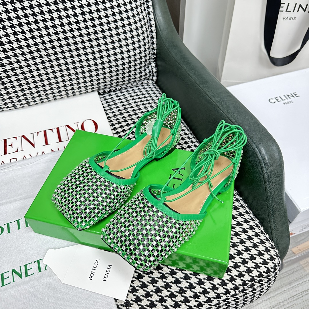 Bottega Veneta BV diamond sandals