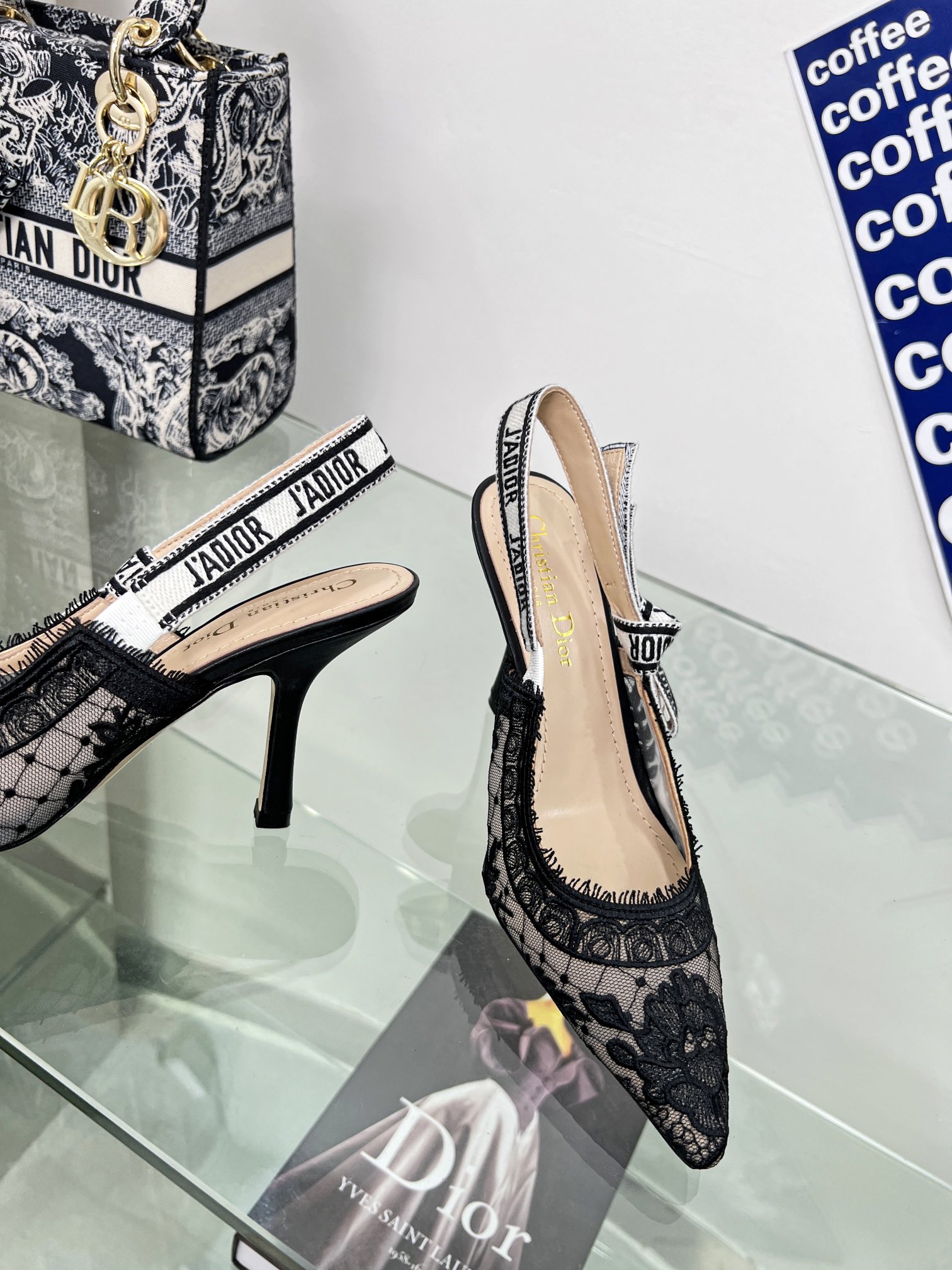 J'ADIOR webbing backspace sandals