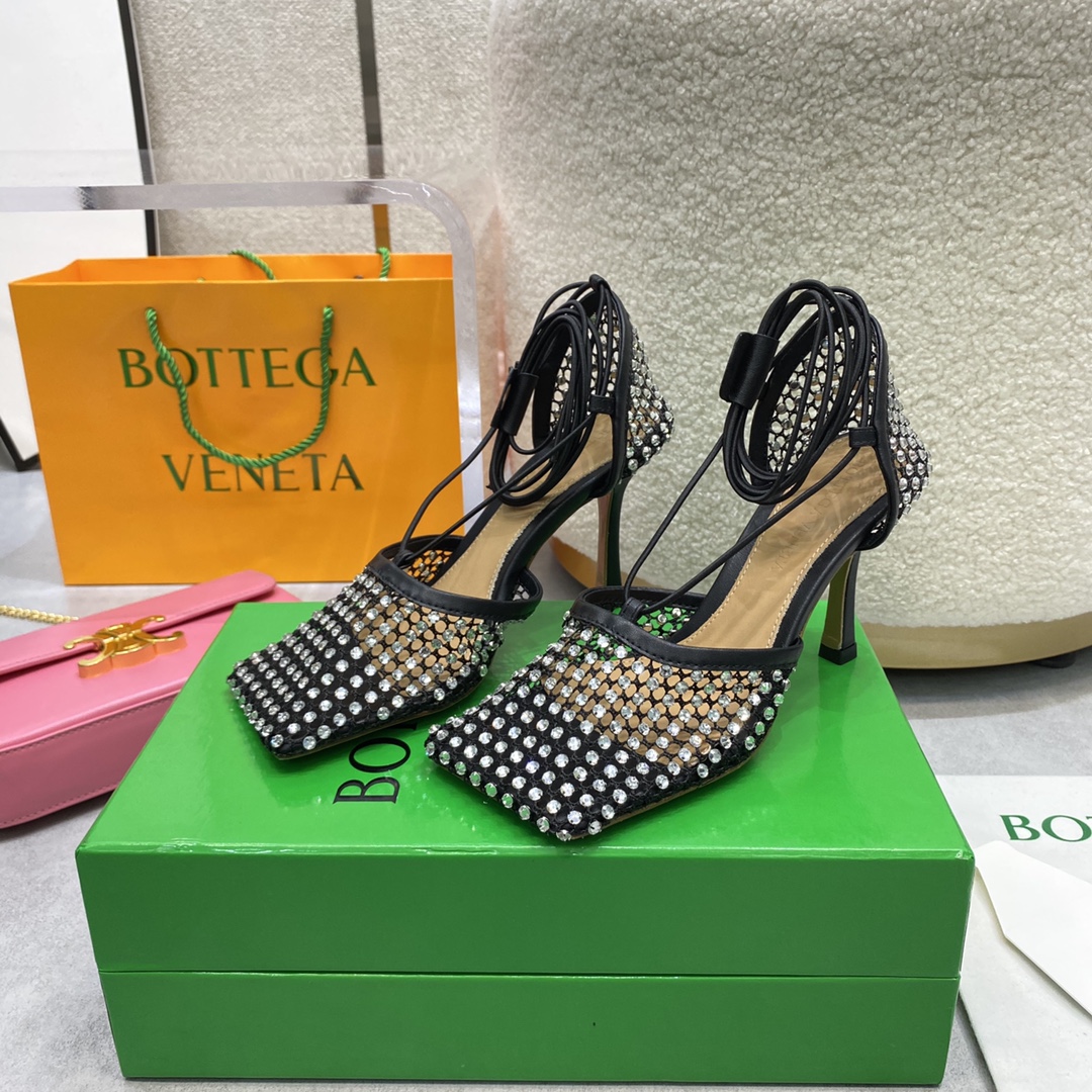 Bottega Veneta BV diamond sandals