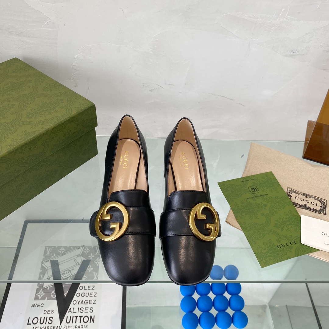 Gucci large G-ring shoes