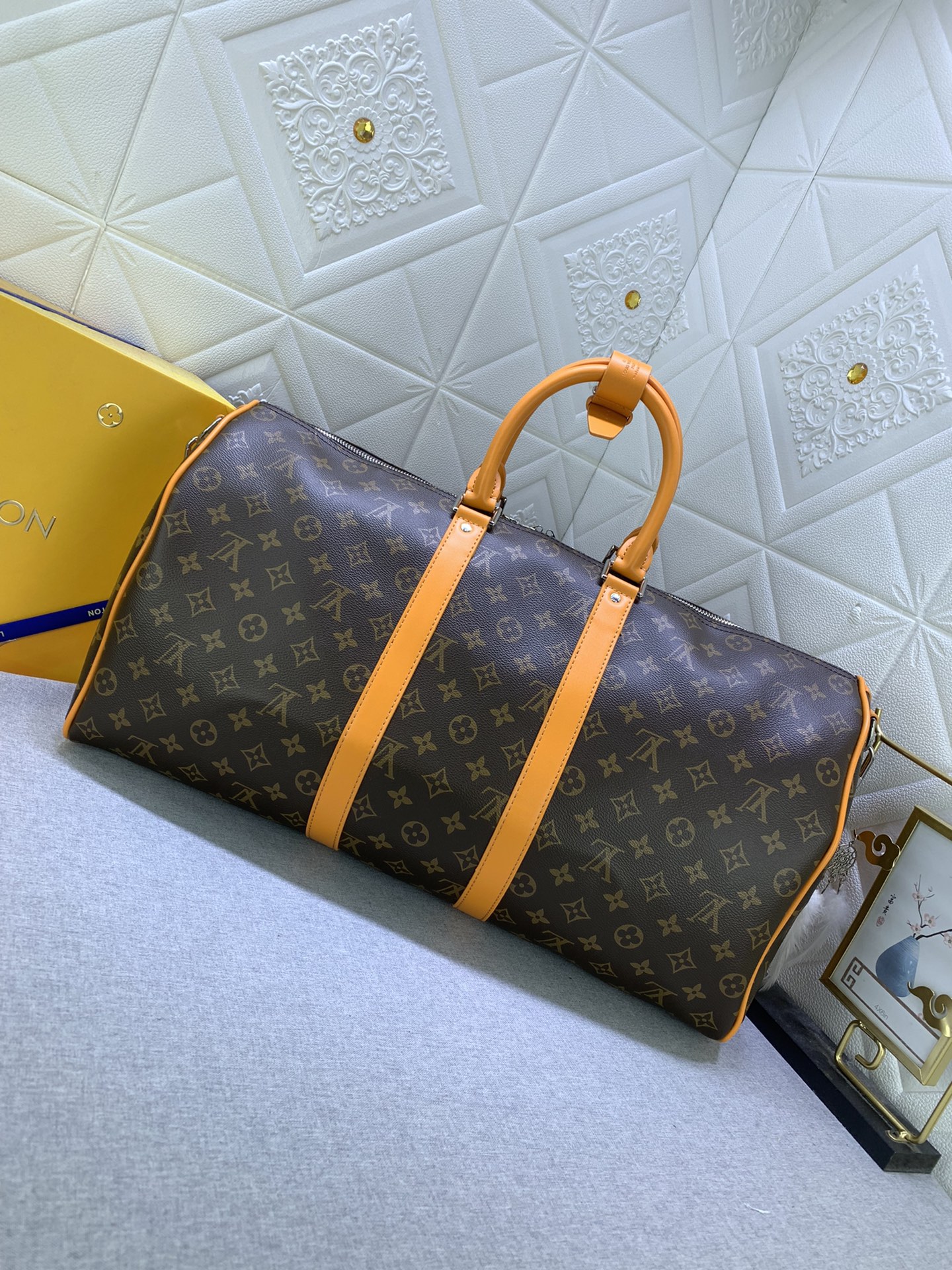 LOUIS VUITTON LV KEEPALL BANDOULIÈRE 50 TRAVEL BAG