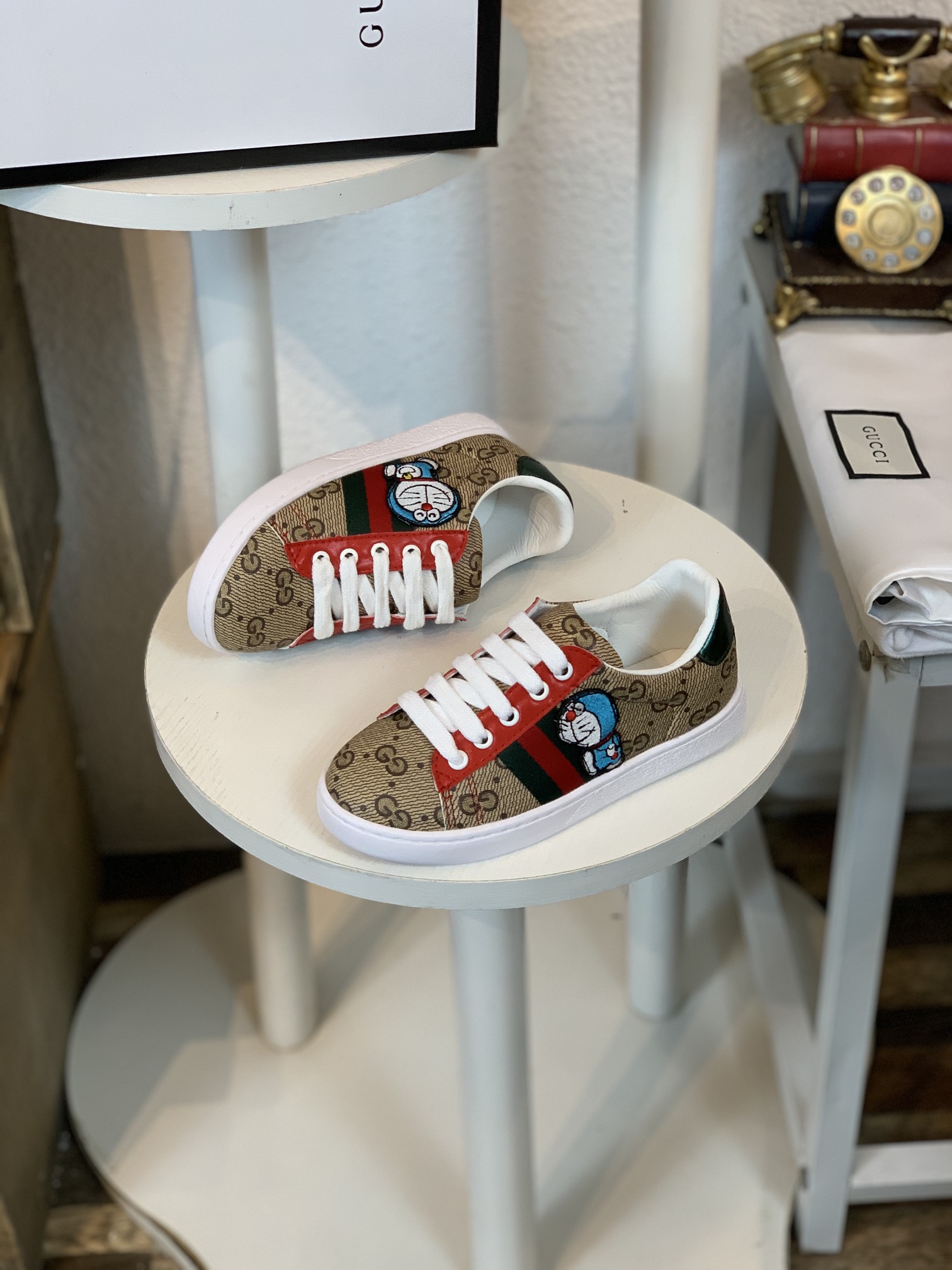 Gucci children's shoes Doraemon