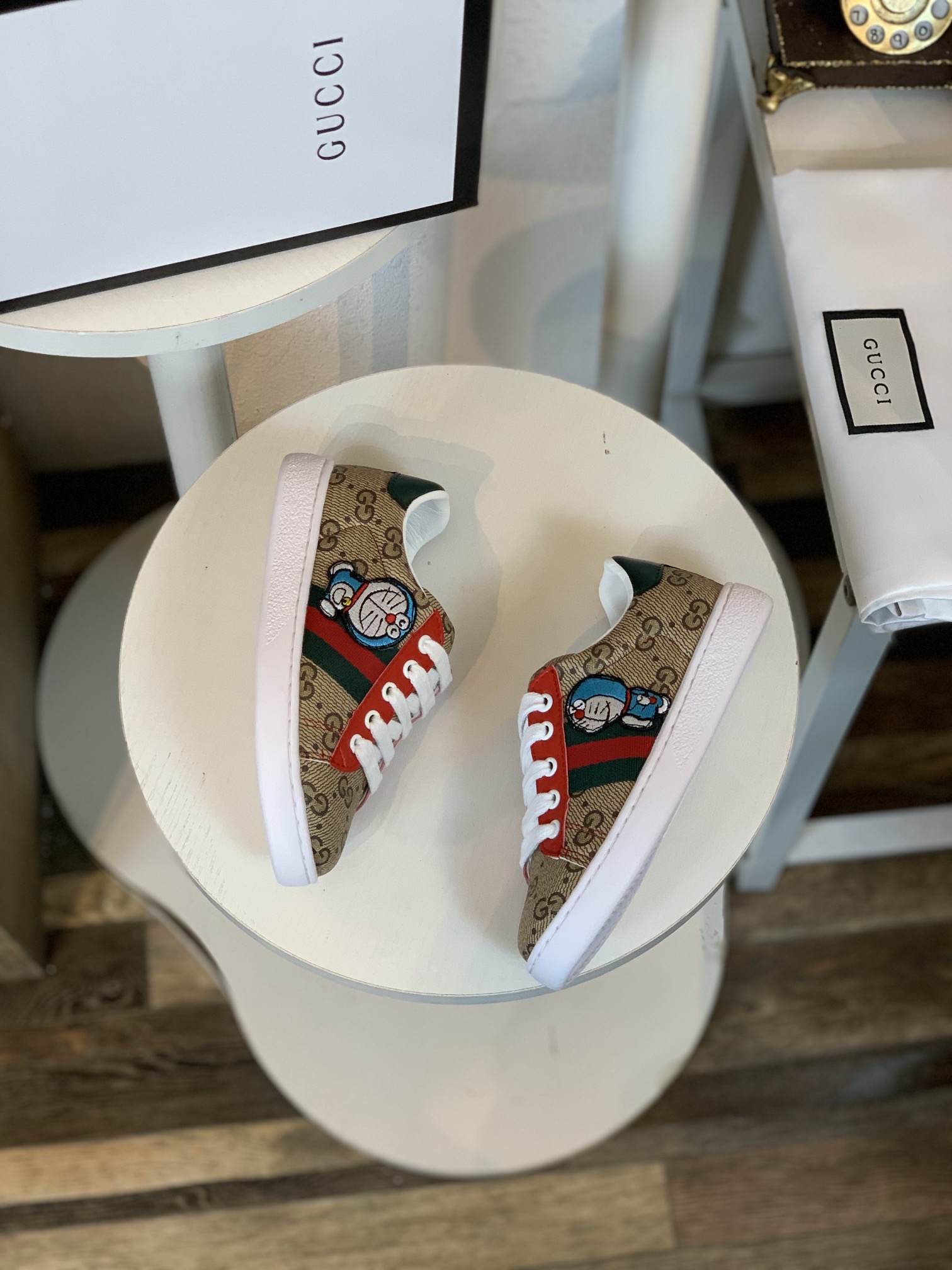 Gucci children's shoes Doraemon