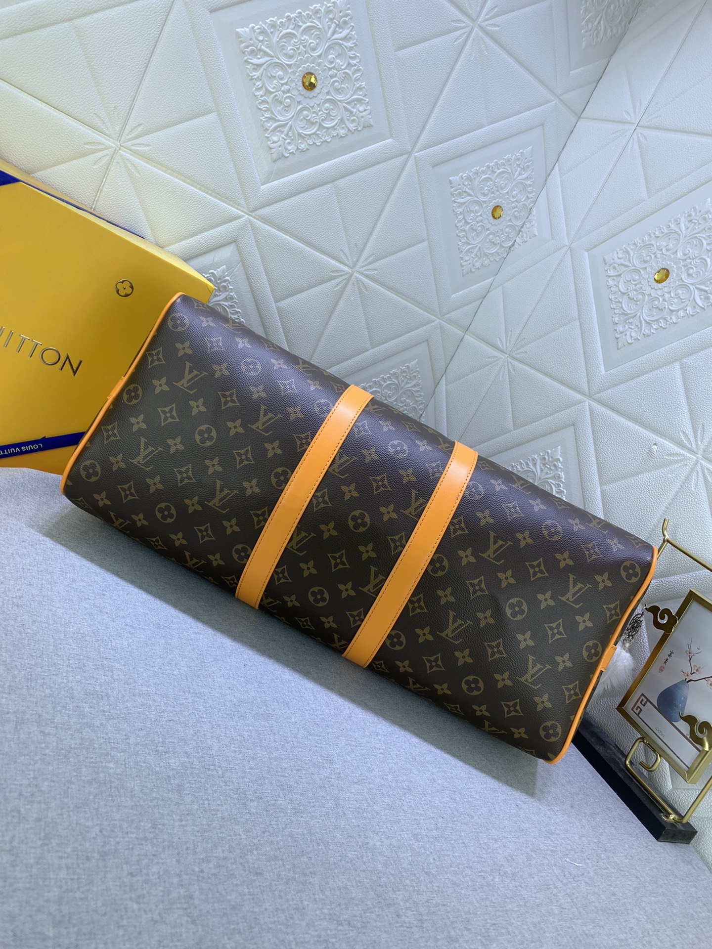 LOUIS VUITTON LV KEEPALL BANDOULIÈRE 50 TRAVEL BAG