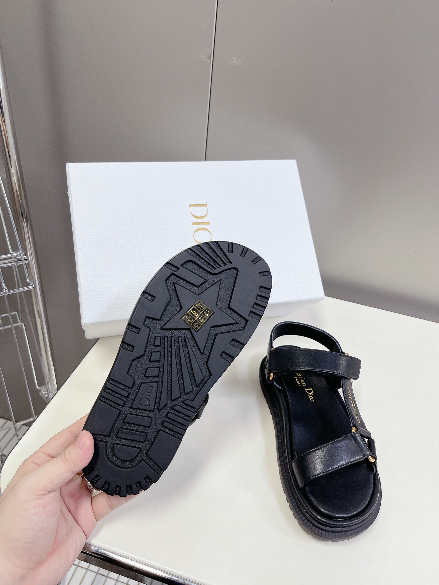 Dior Velcro sandals