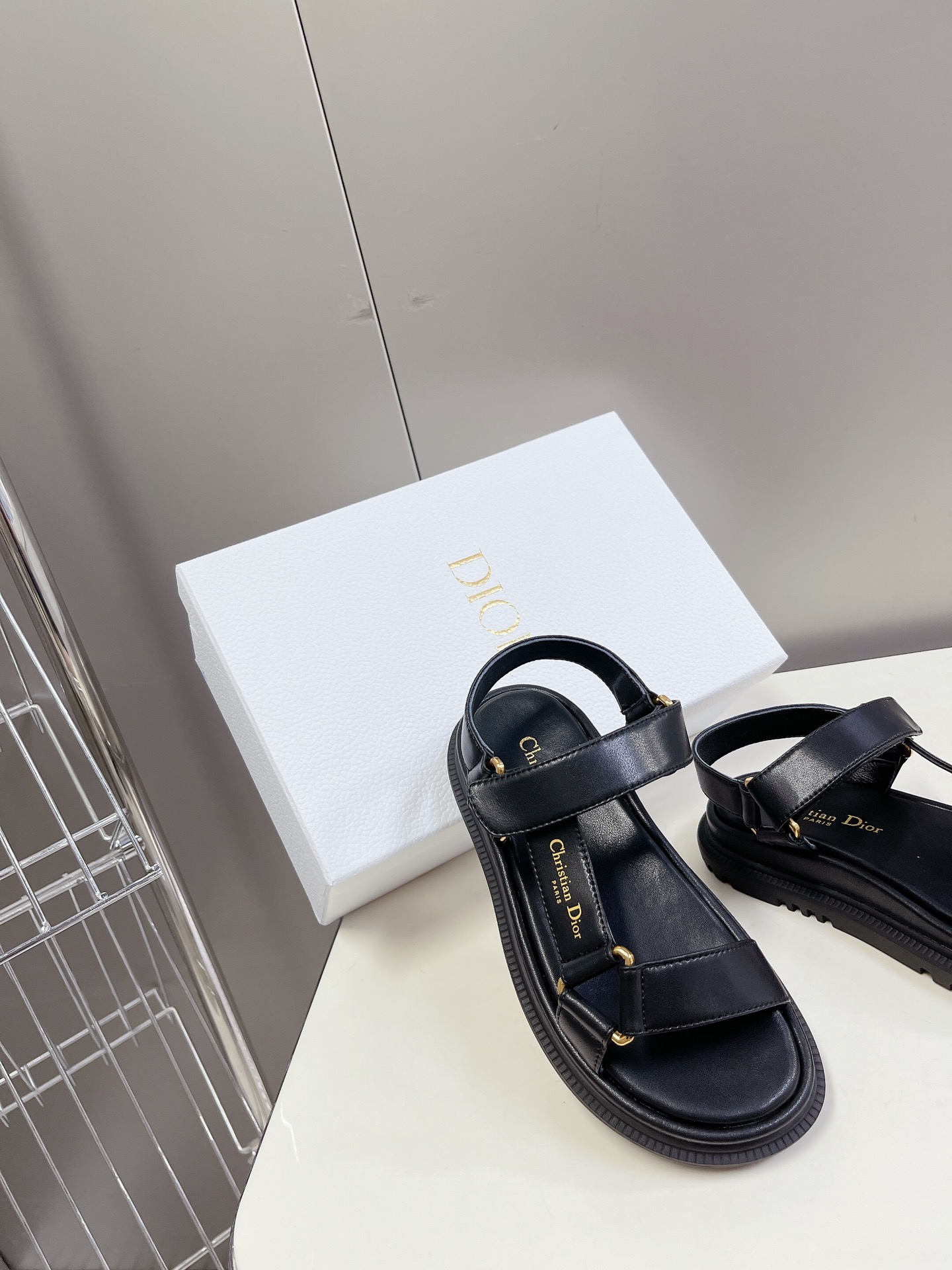 Dior Velcro sandals