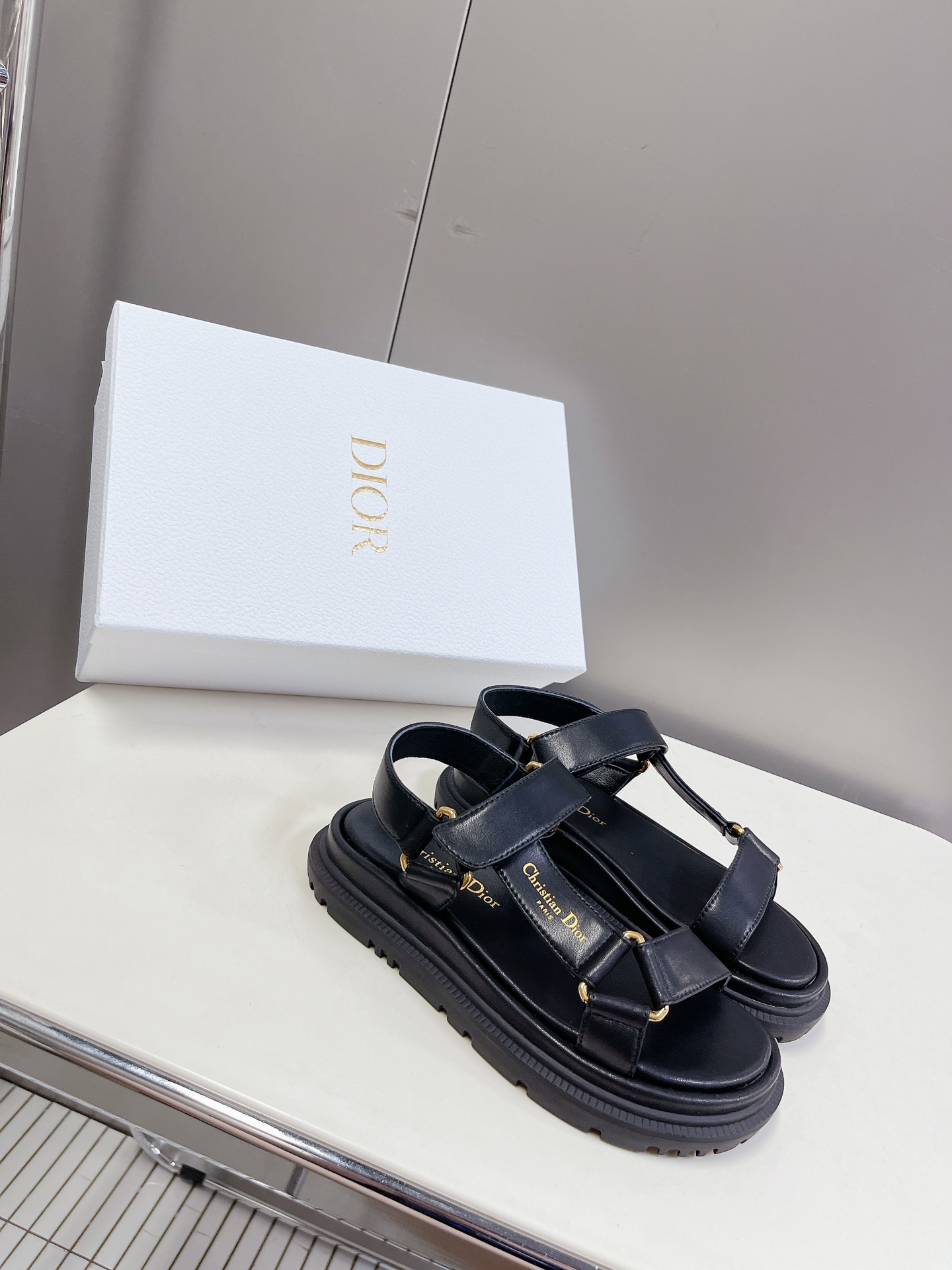 Dior Velcro sandals