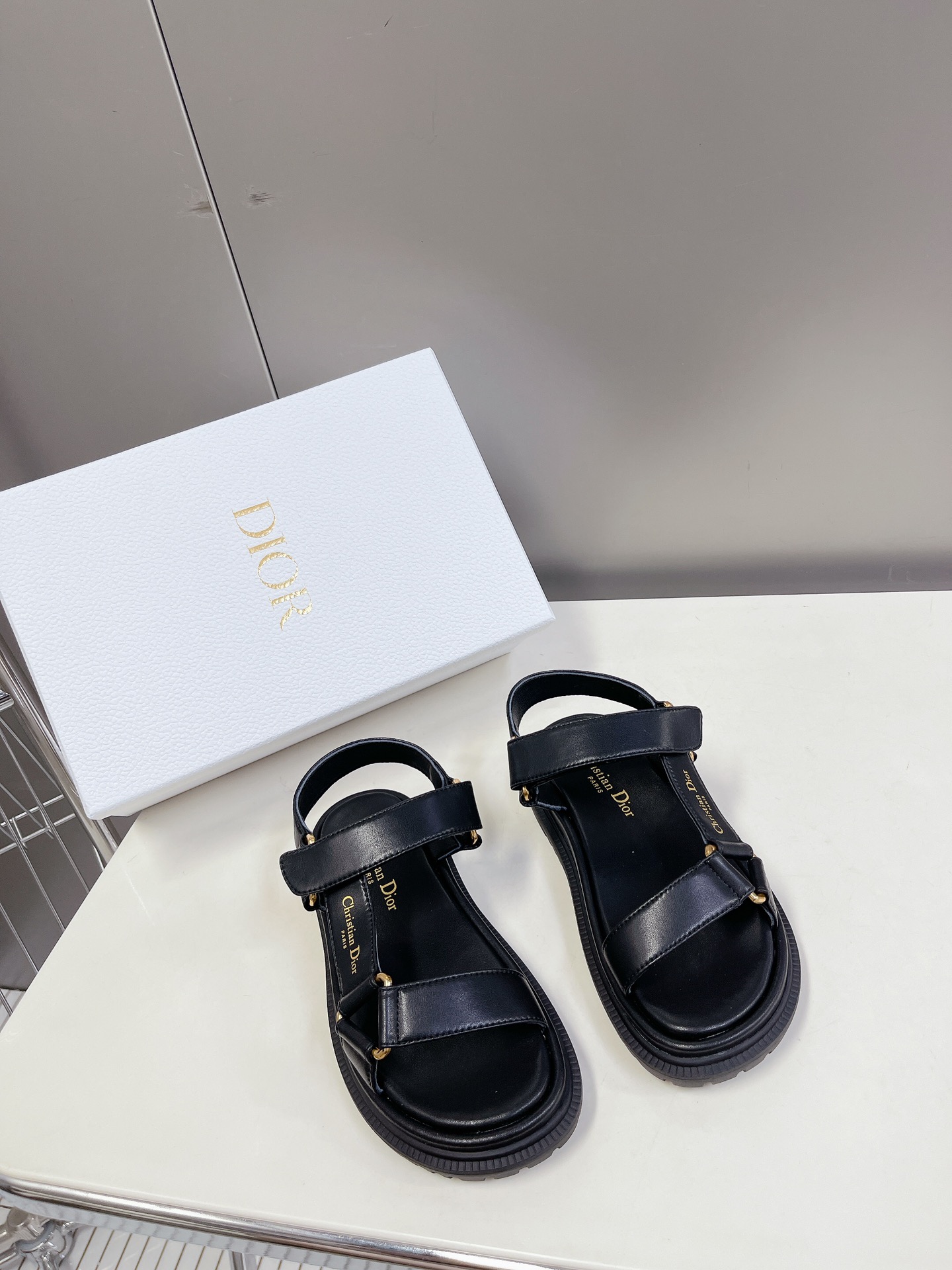 Dior Velcro sandals