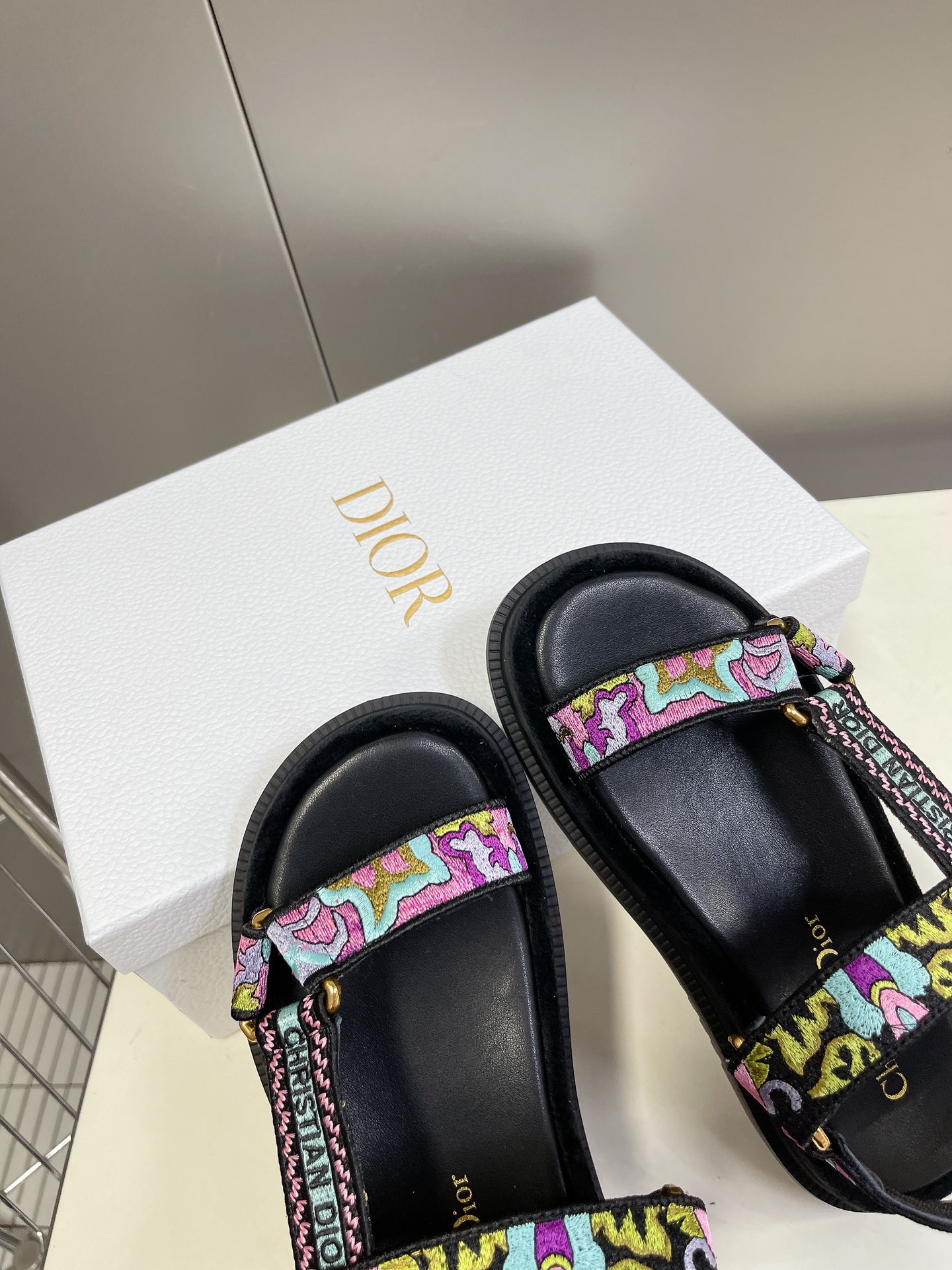Dior Velcro sandals