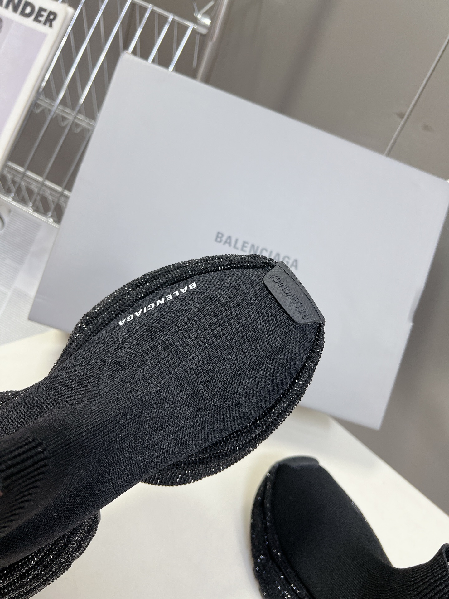 Balenciaga Handmade Hot Diamond 3xl Socks and Shoes