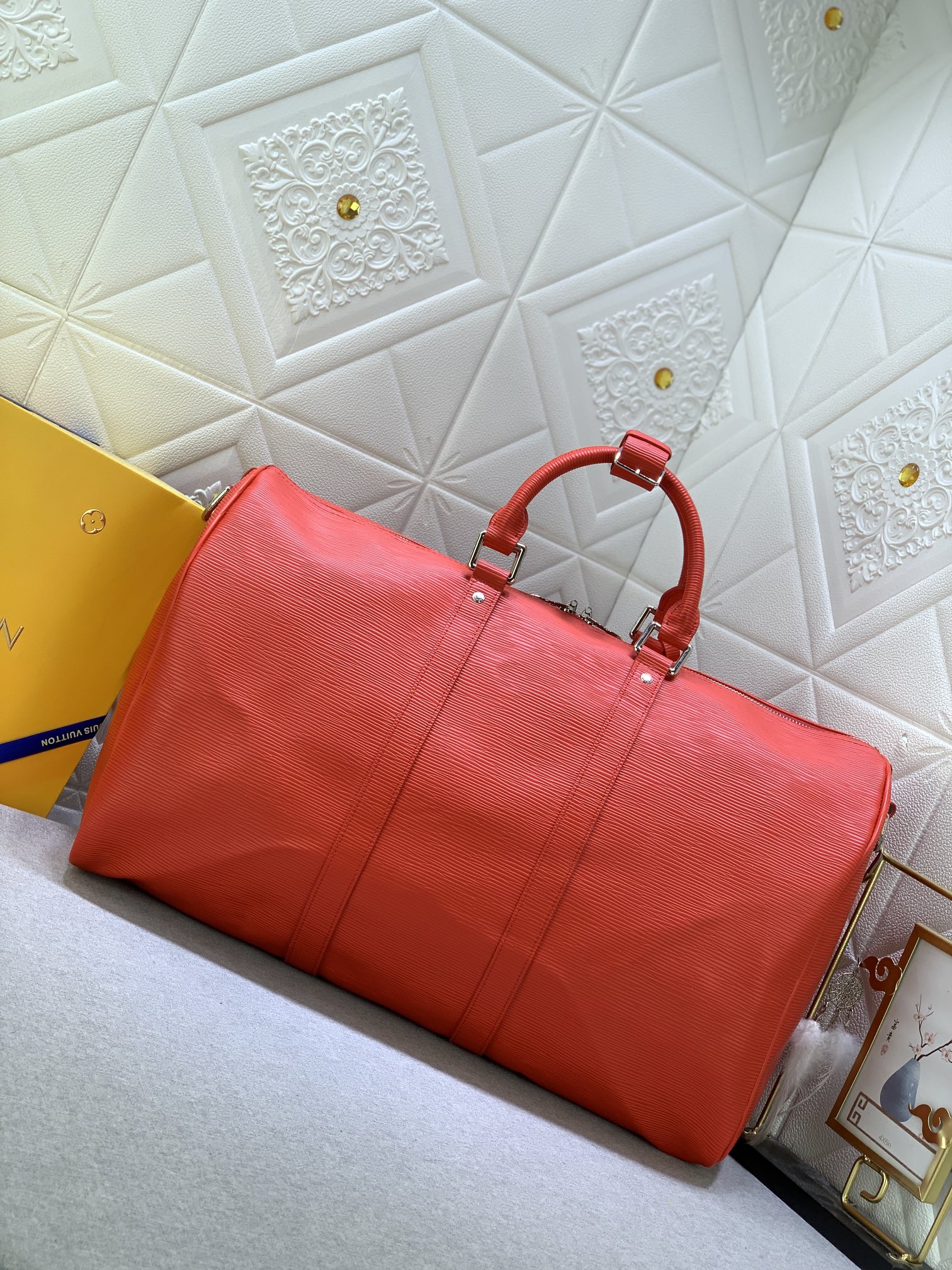 LOUIS VUITTON LV KEEPALL BANDOULIÈRE 50 TRAVEL BAG