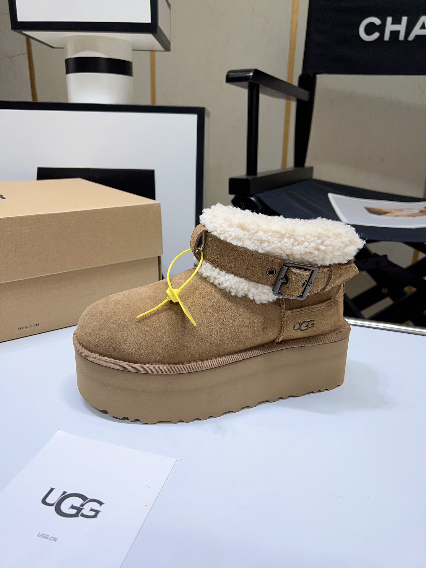 UGG biker snow boots