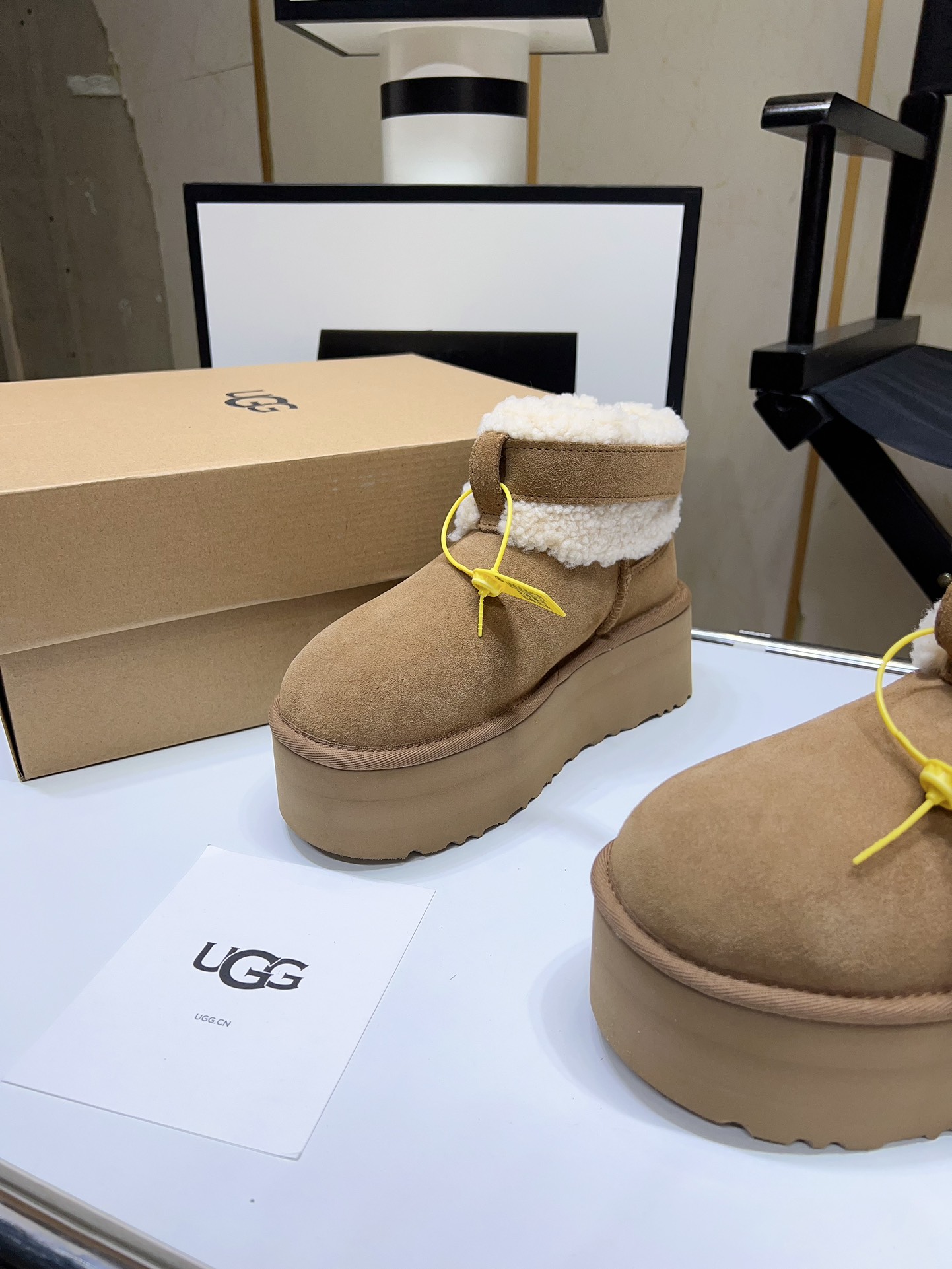 UGG biker snow boots