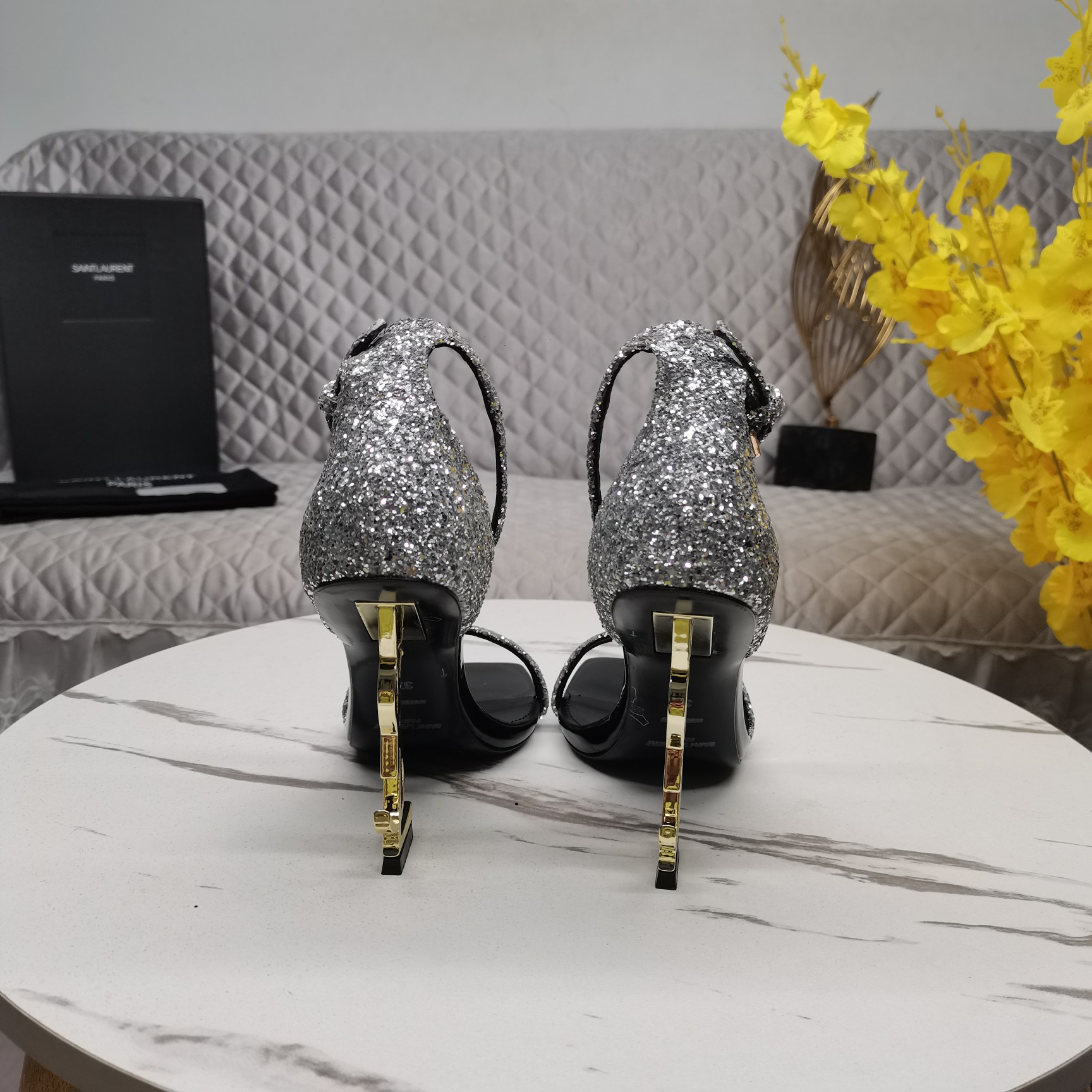 SAINT Laurent YSL Gretel heeled sandals