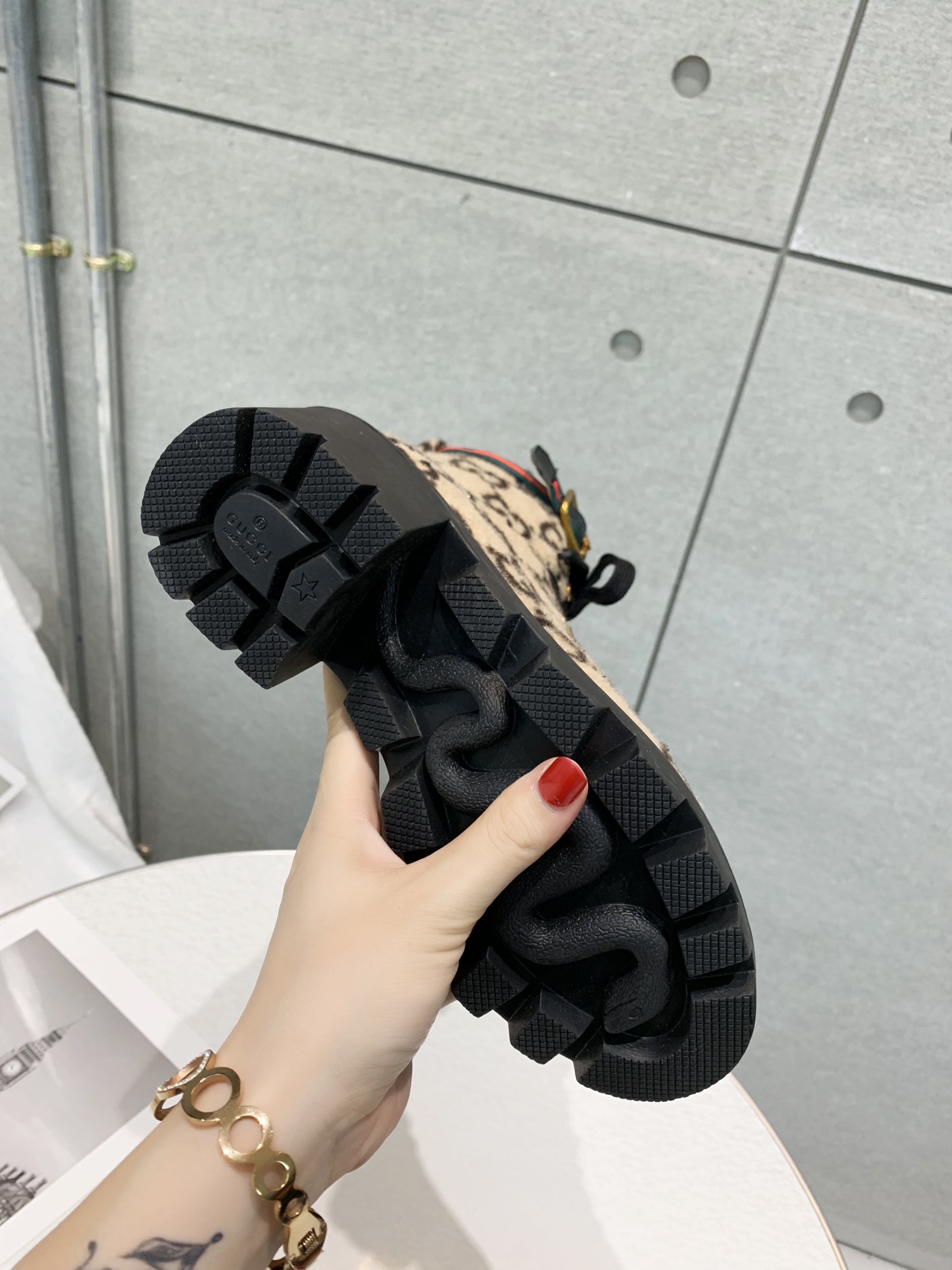 Gucci block-heeled ankle boots