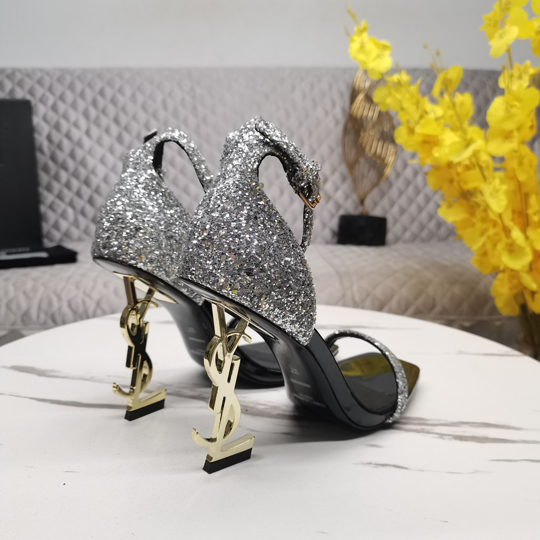 SAINT Laurent YSL Gretel heeled sandals