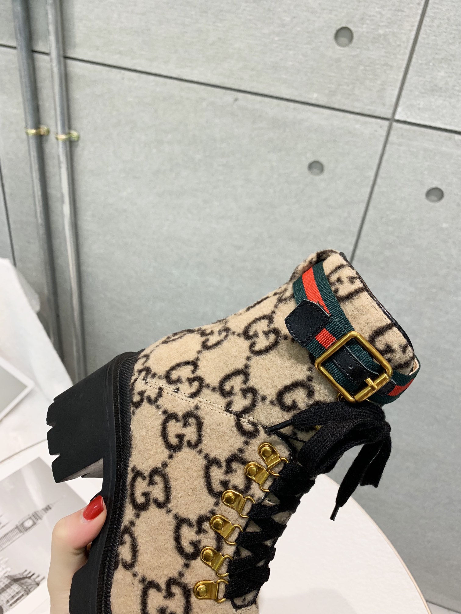 Gucci block-heeled ankle boots