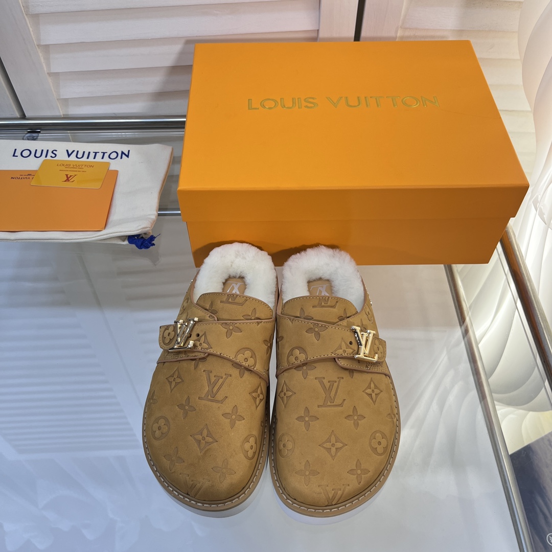 LV Winterbreak Comfert flat slippers