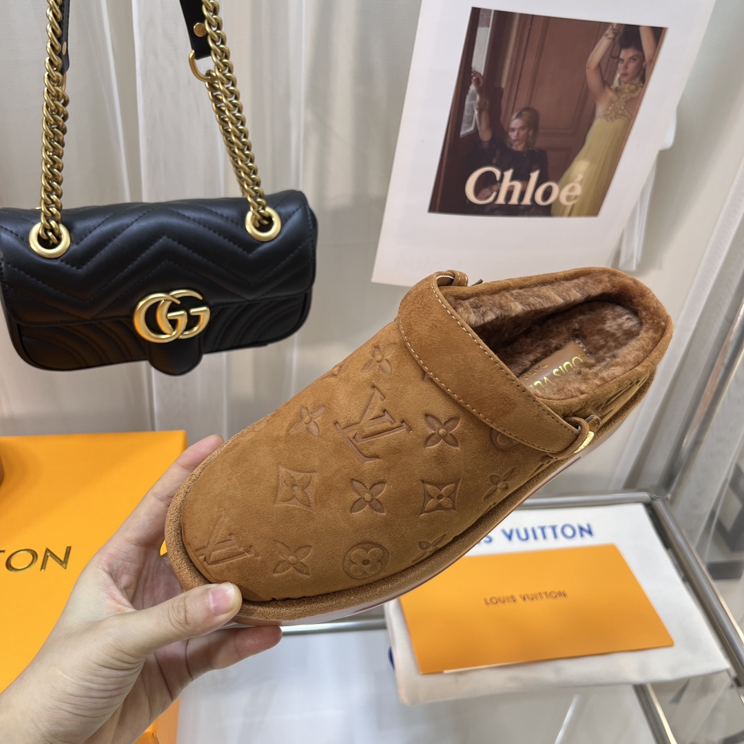 LV on fw23 new arrival~aspen slippers