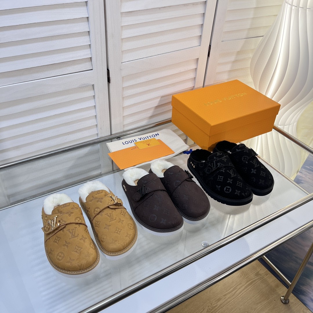 LV Winterbreak Comfert flat slippers