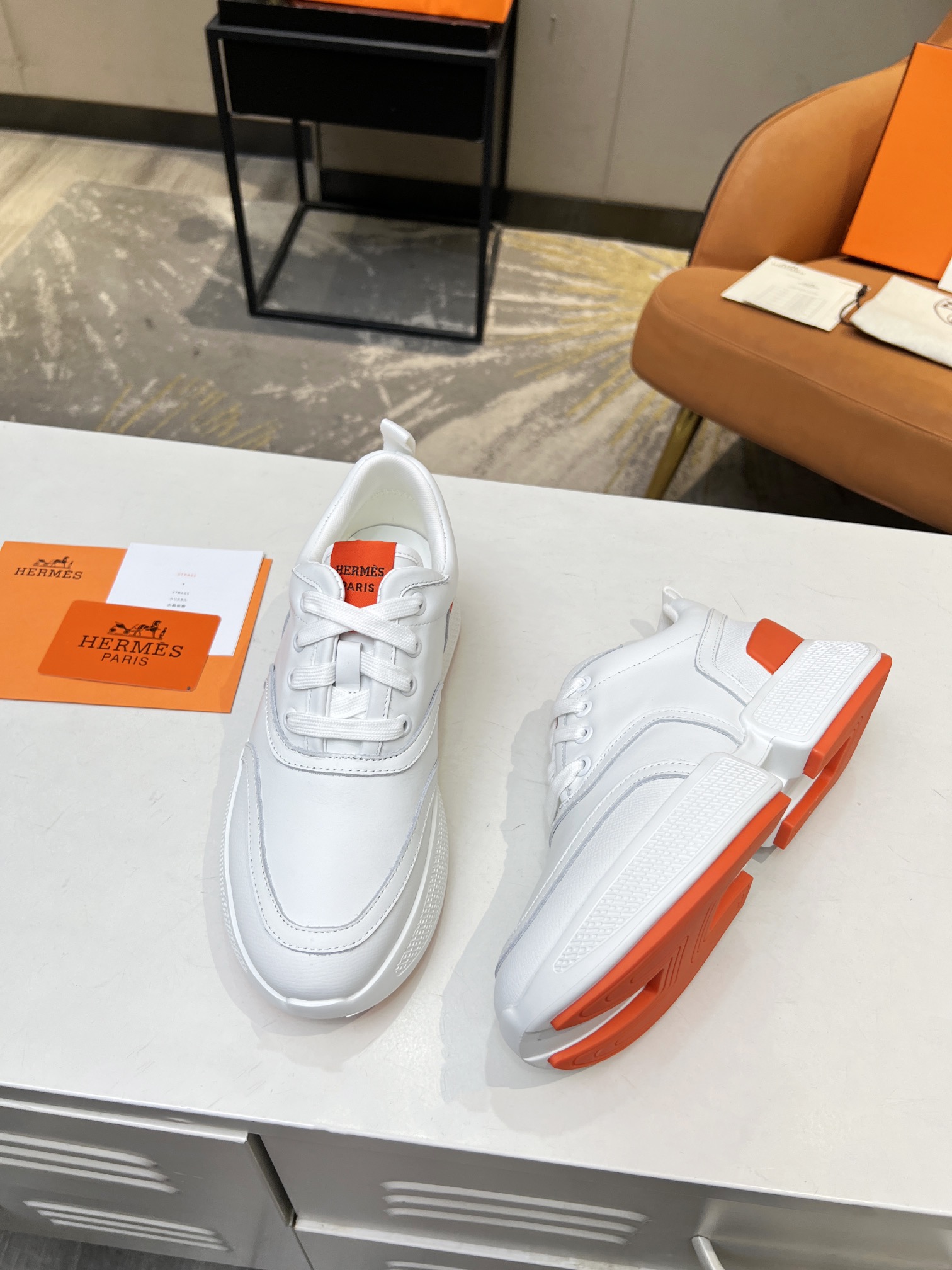 Hermes Giga dad shoes for couples