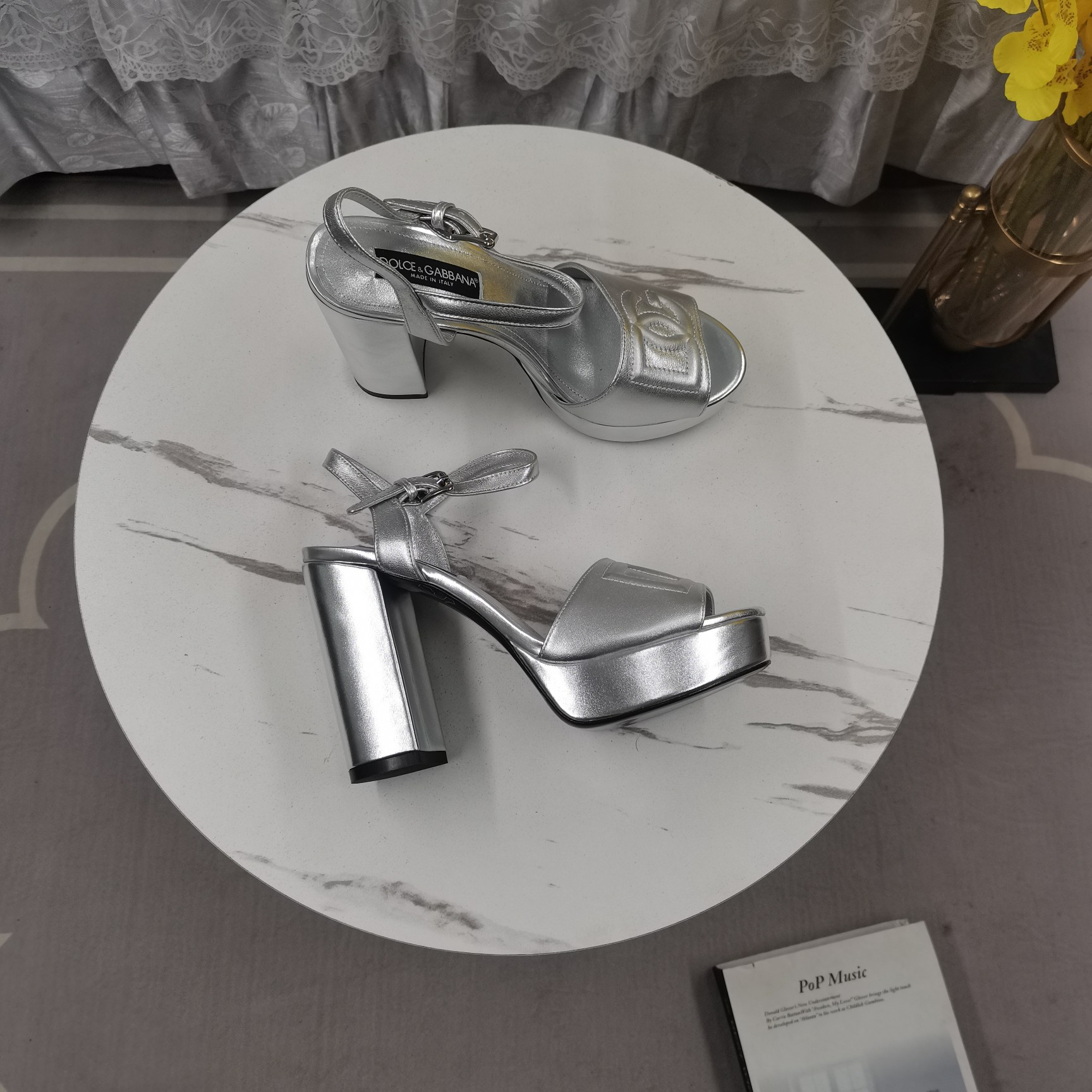 Dolce & Gabbana ultra-high heeled platform DG emblem sandals 👠