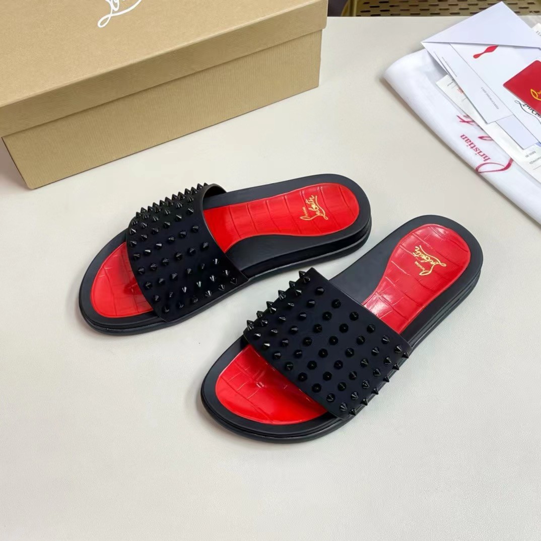 CL Red-soled slippers