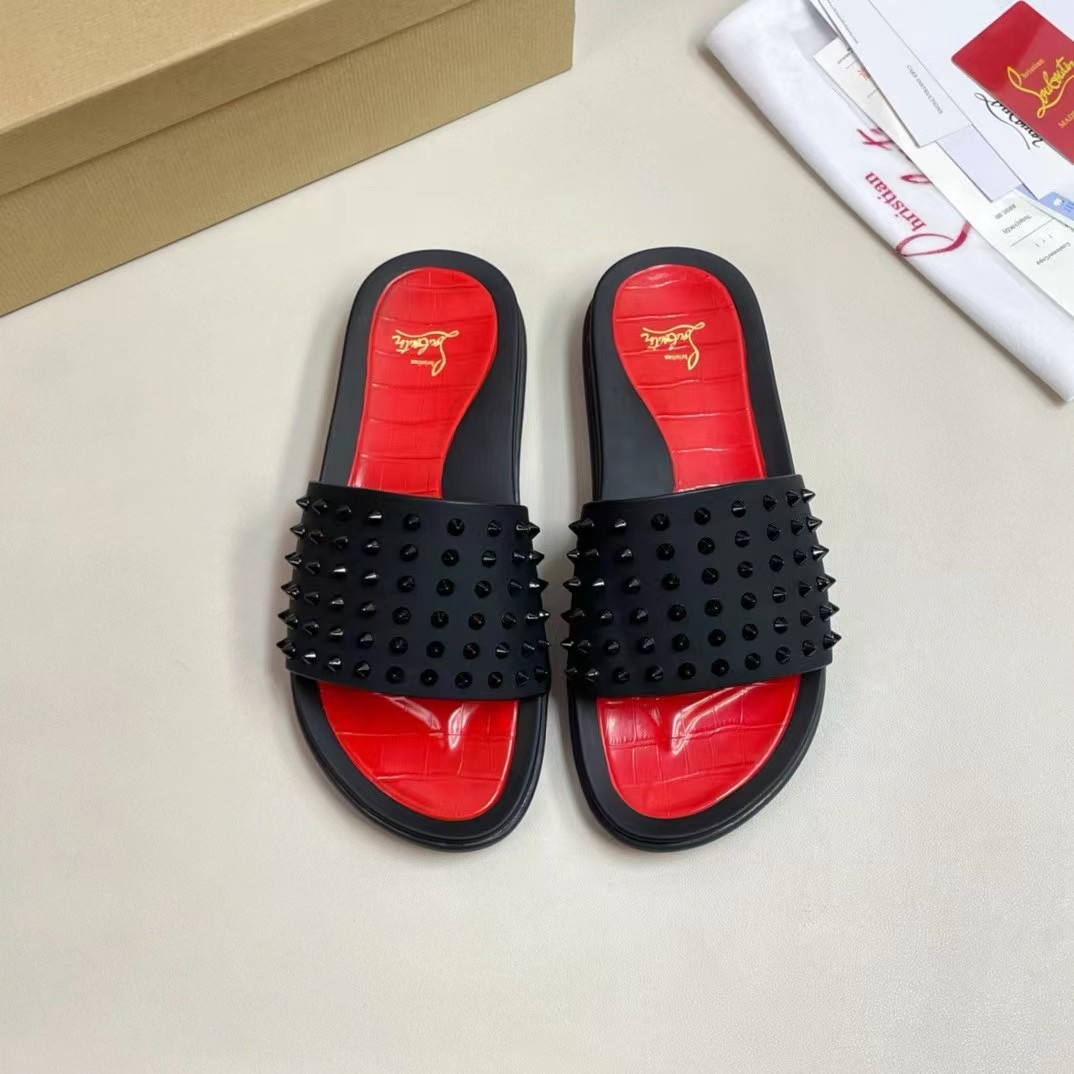 CL Red-soled slippers