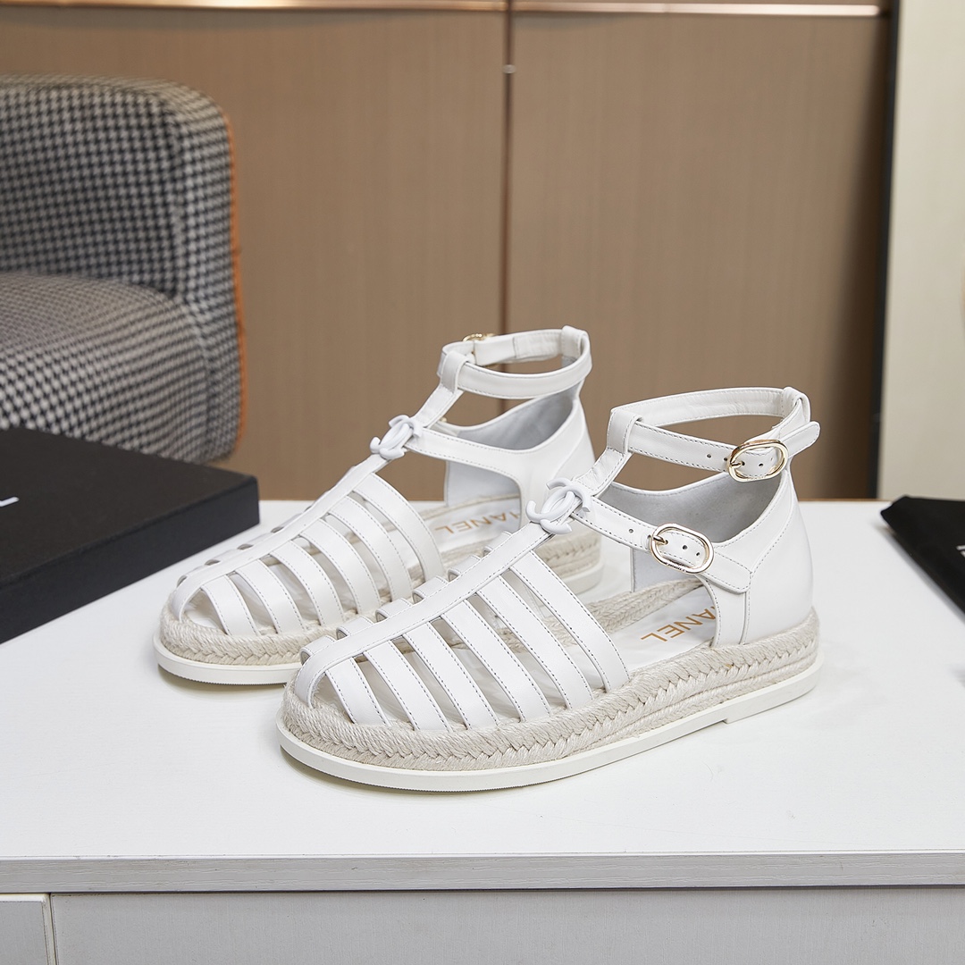 Chanel roman sandals