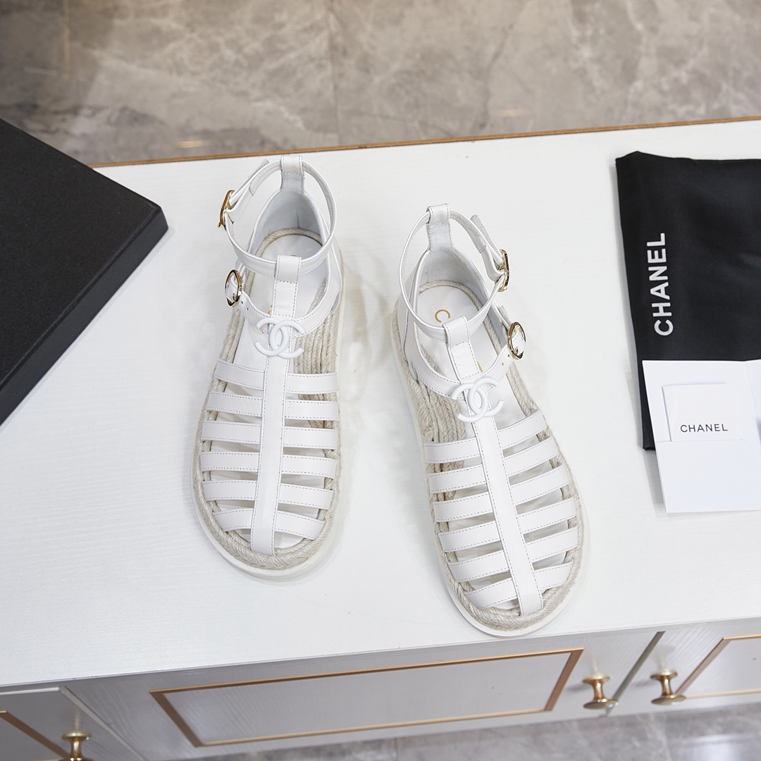 Chanel roman sandals
