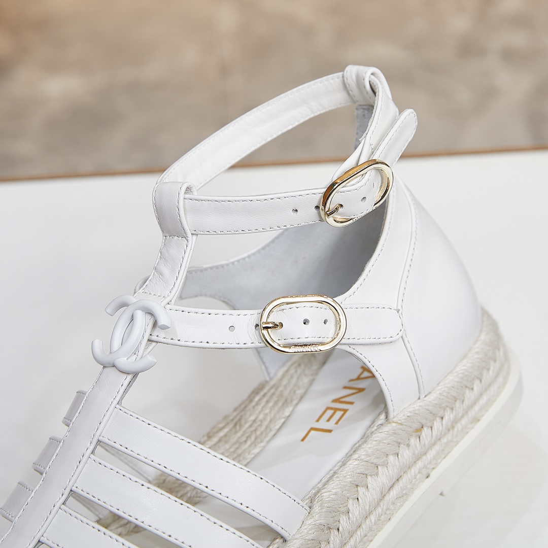 Chanel roman sandals