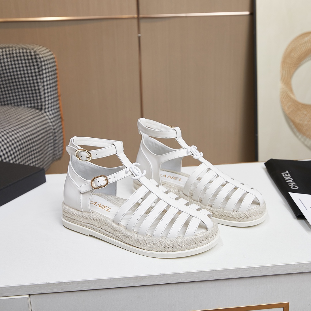 Chanel roman sandals