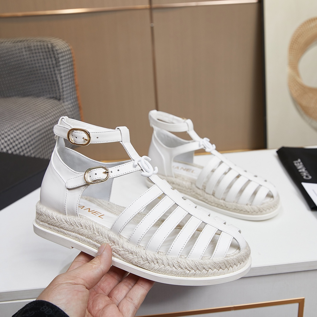 Chanel roman sandals