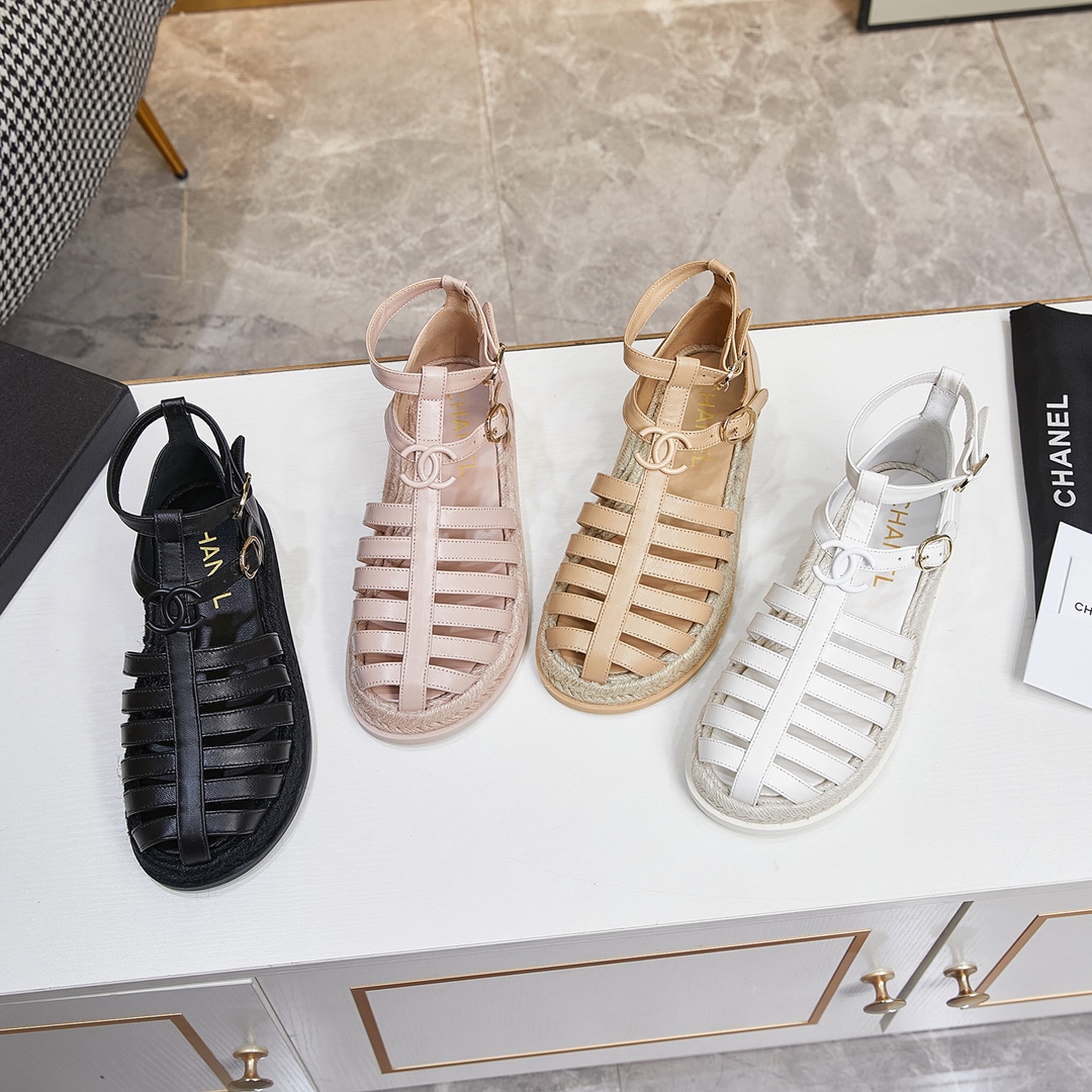Chanel roman sandals
