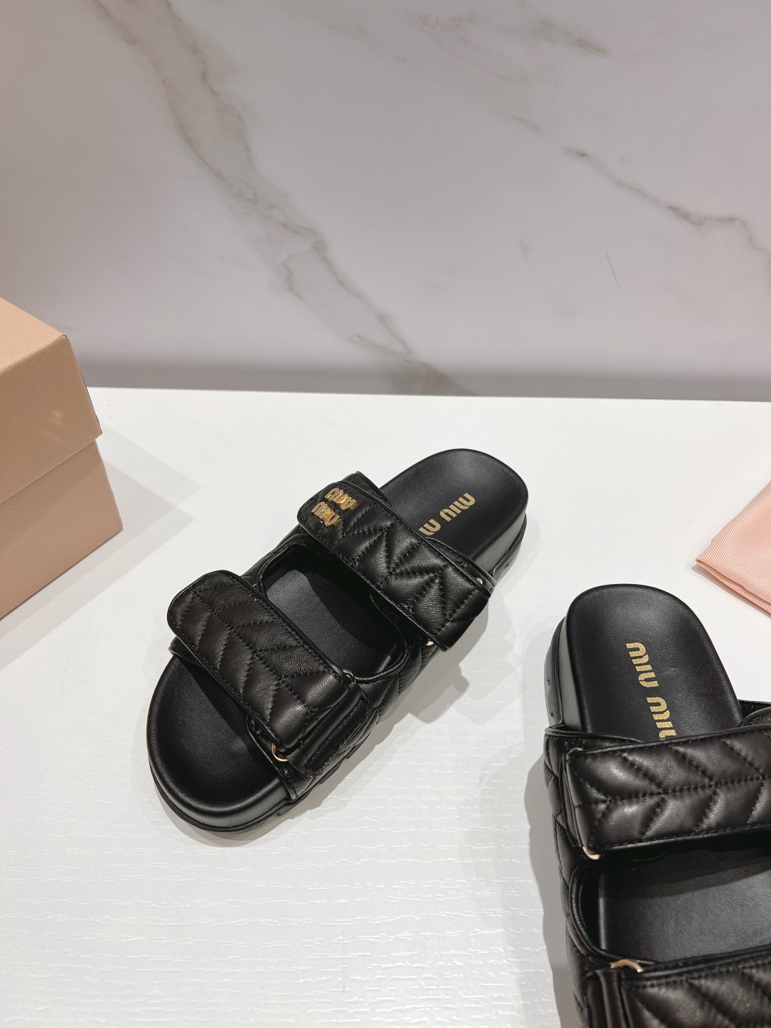 Miu Miu Sandals half slipped