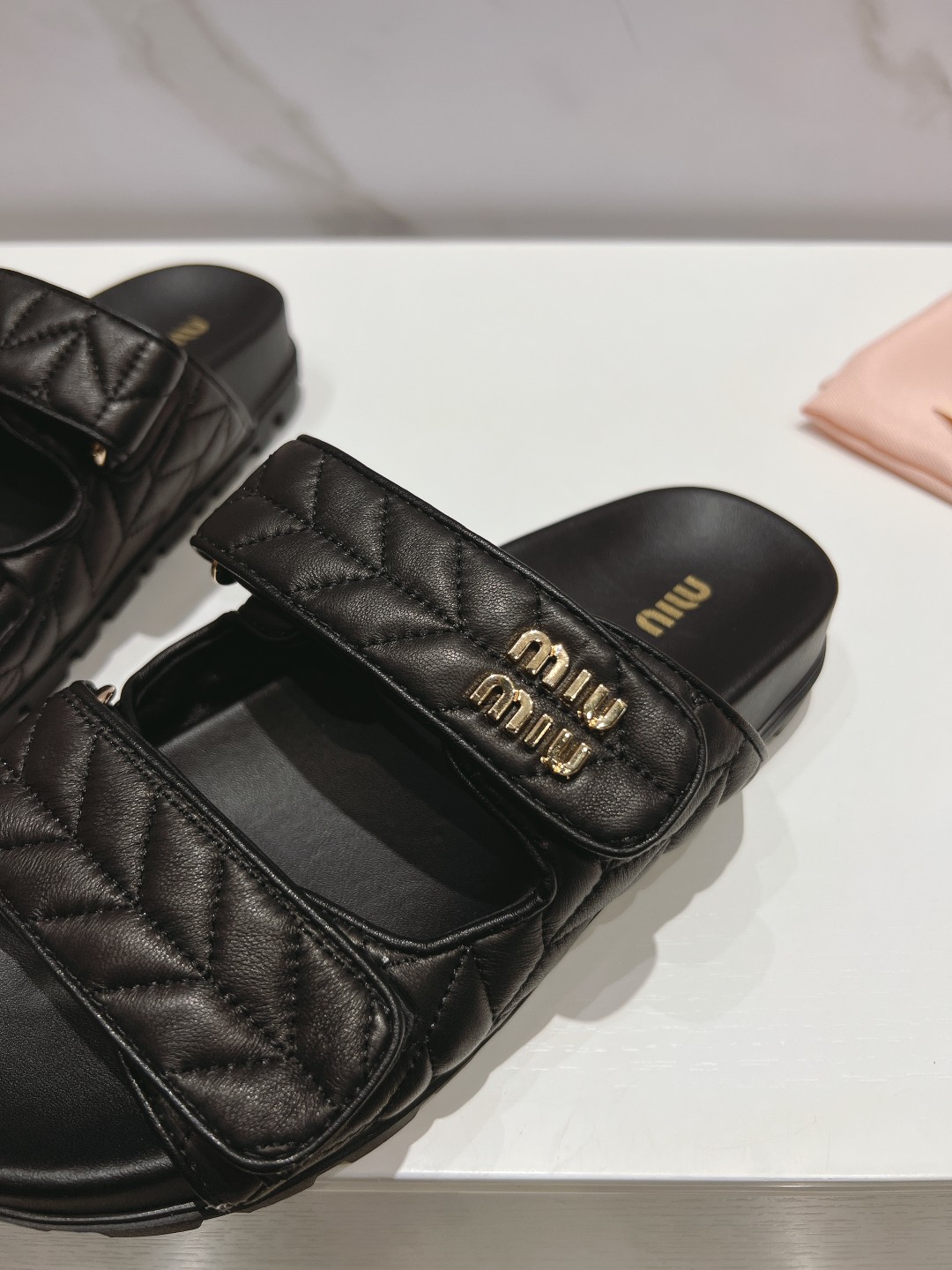 Miu Miu Sandals half slipped