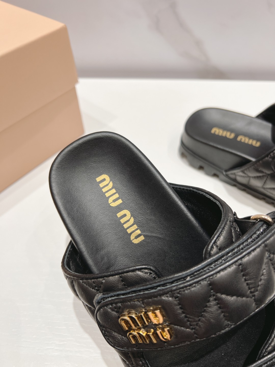 Miu Miu Sandals half slipped