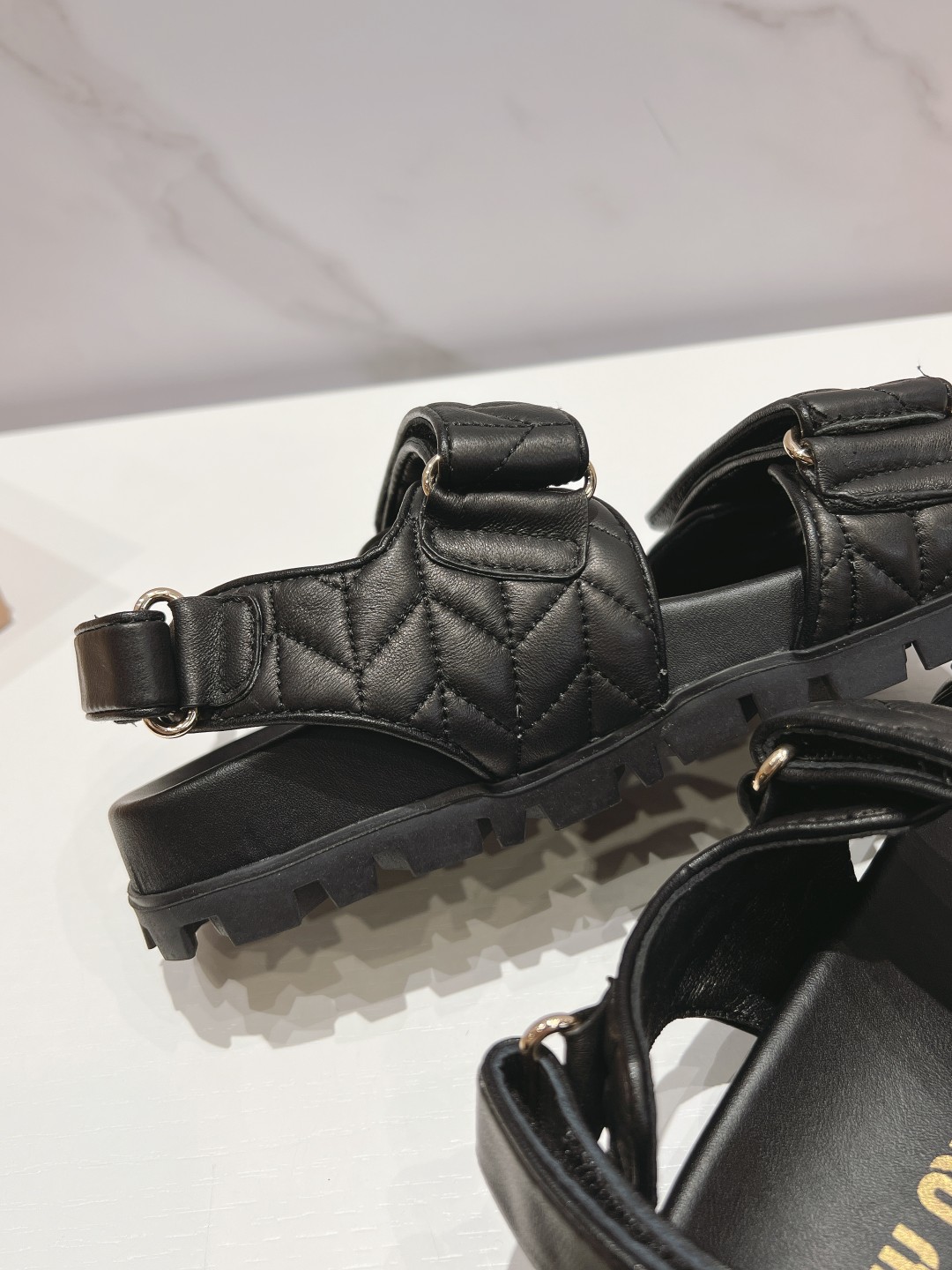 Miu Miu Sandals half slipped