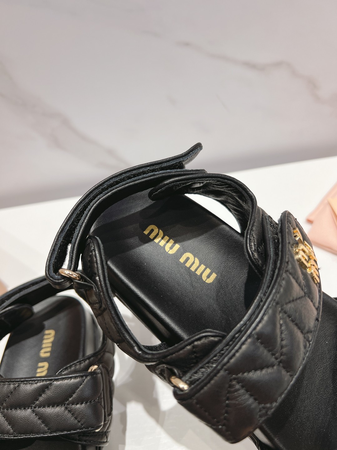 Miu Miu Sandals half slipped