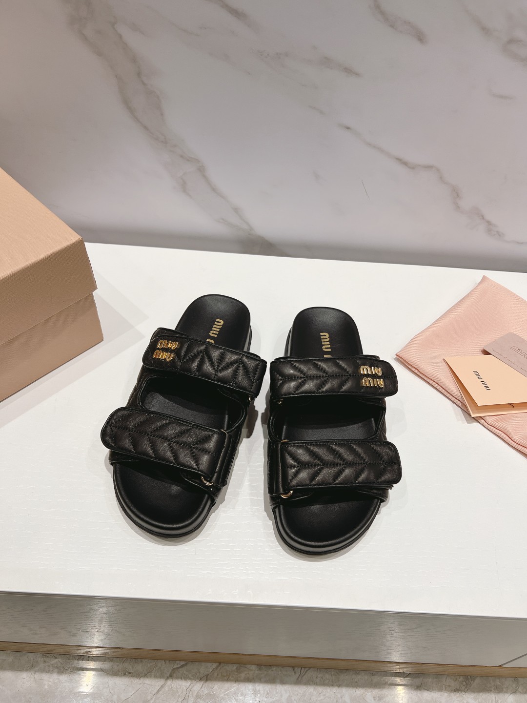 Miu Miu Sandals half slipped