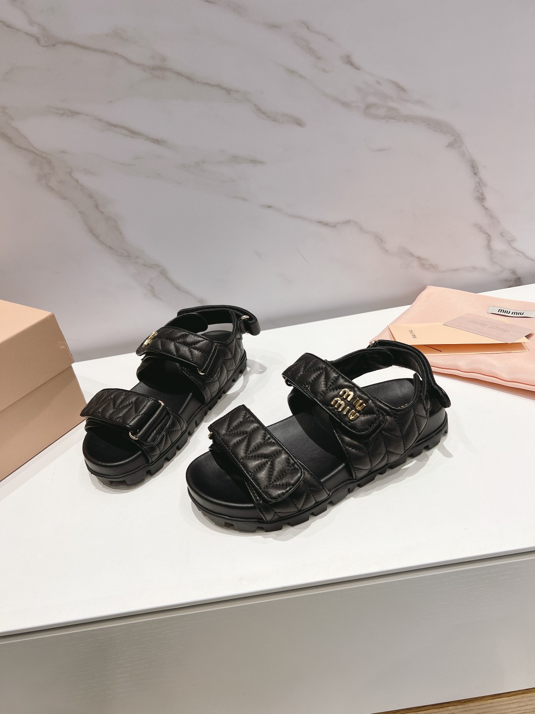 Miu Miu Sandals half slipped