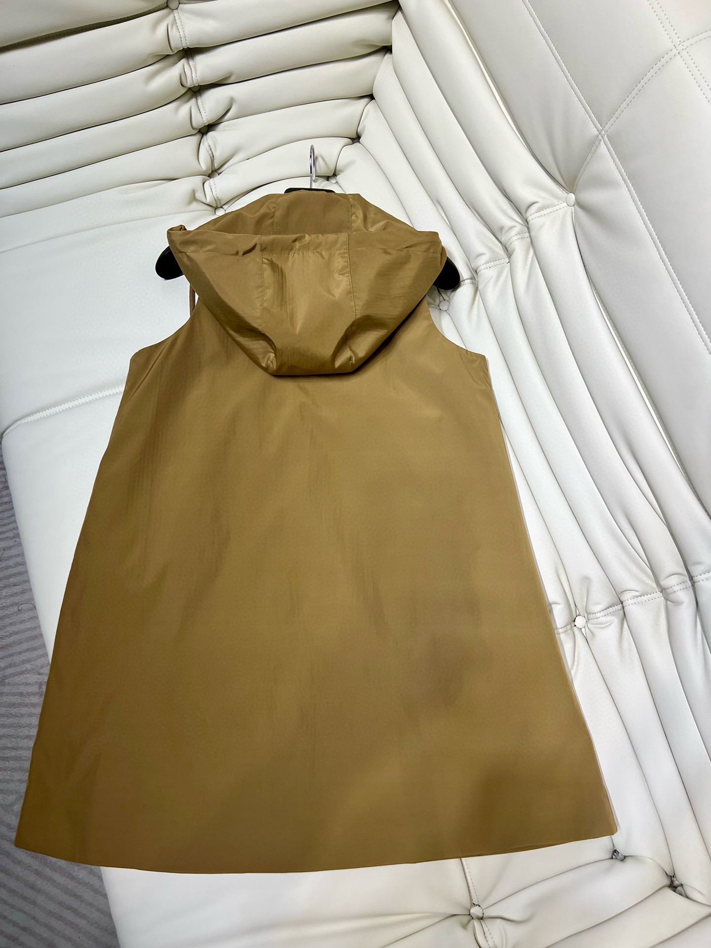 Prada hooded sleeveless dress