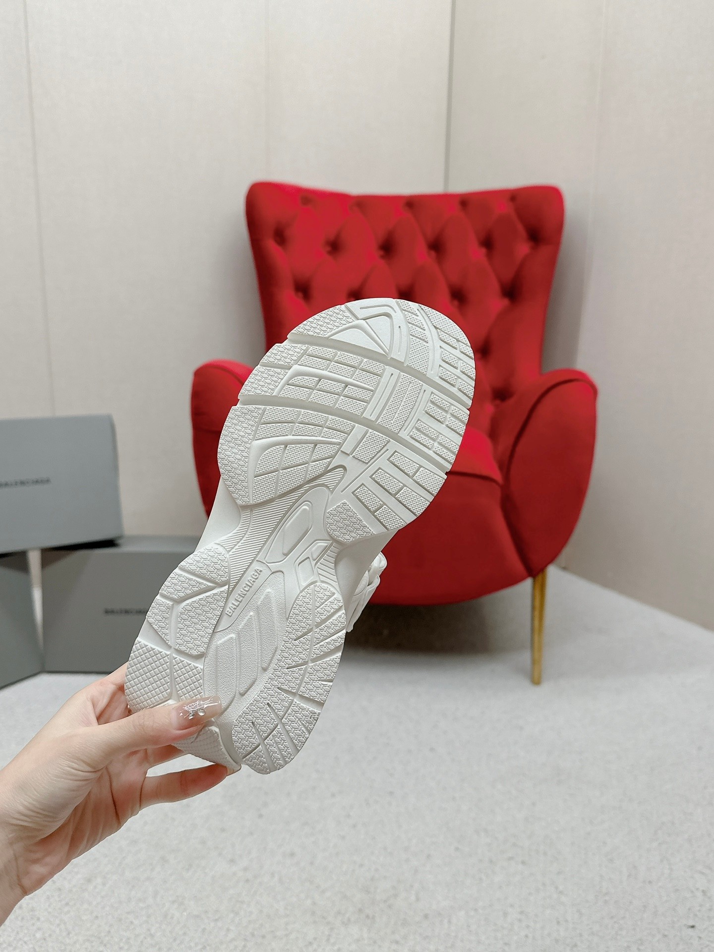 Balenciaga Tourist Velcro sandals